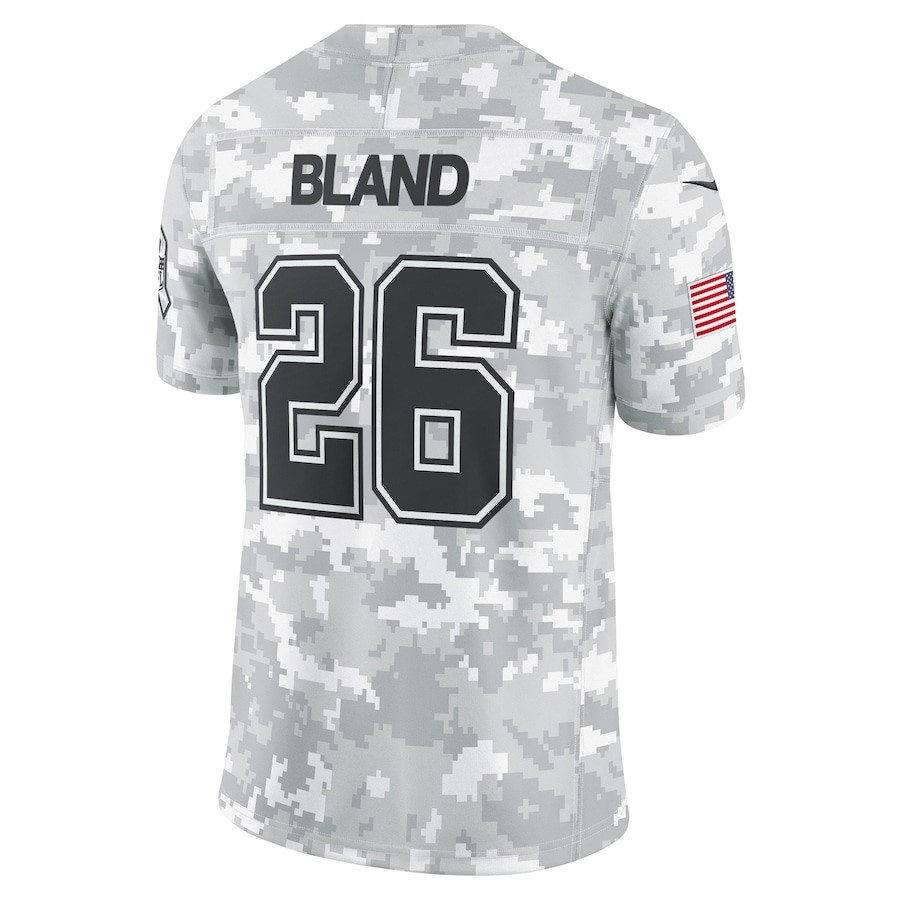 DaRon Bland 26 Dallas Cowboys 2024 Salute to Service Limited Arctic Camo NFL Jersey Men's