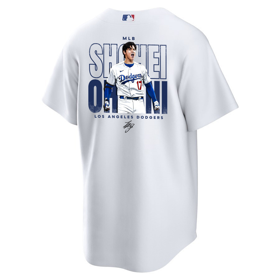 Shohei Ohtani 17 Los Angeles Dodgers Signed ShoTime 2023 Home Player White MLB Jersey Men's