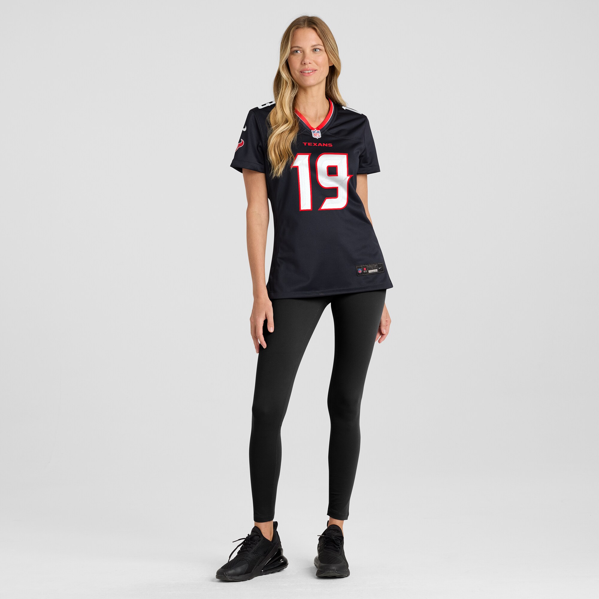Houston Texans Xavier Hutchinson Navy Team Game NFL Jersey Women's