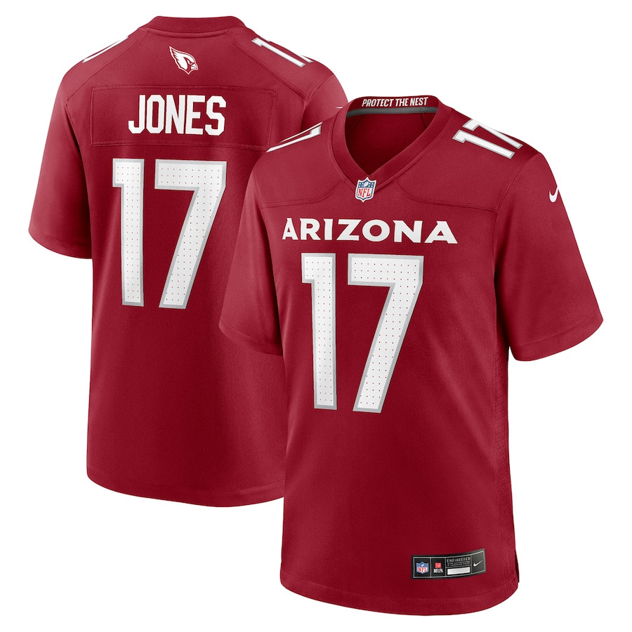 Zay Jones 17 Arizona Cardinals Team Game Cardinal NFL Jersey Men's