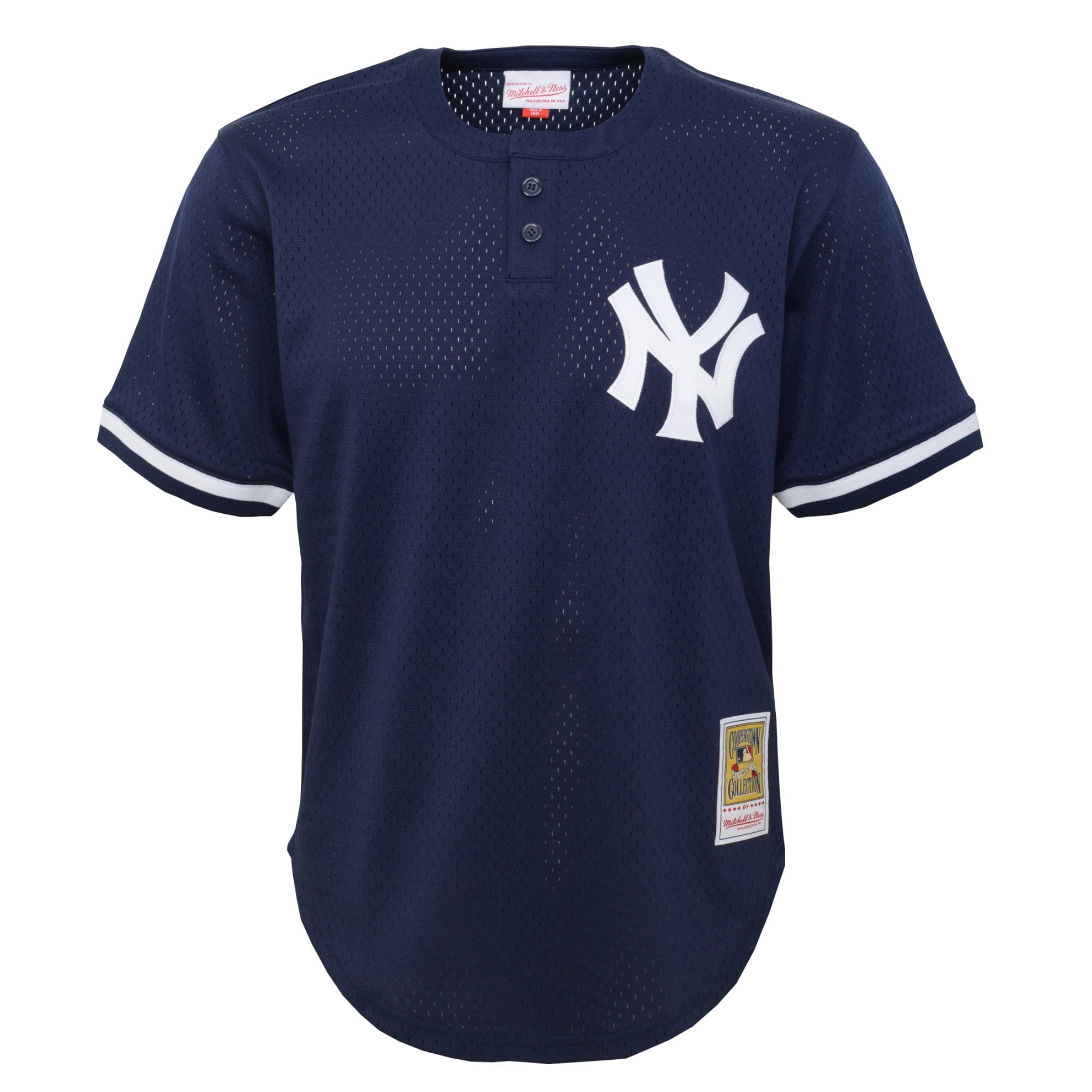 New York Yankees Don Mattingly Mitchell Ness Navy Cooperstown Collection Mesh Batting Practice MLB Jersey Youth