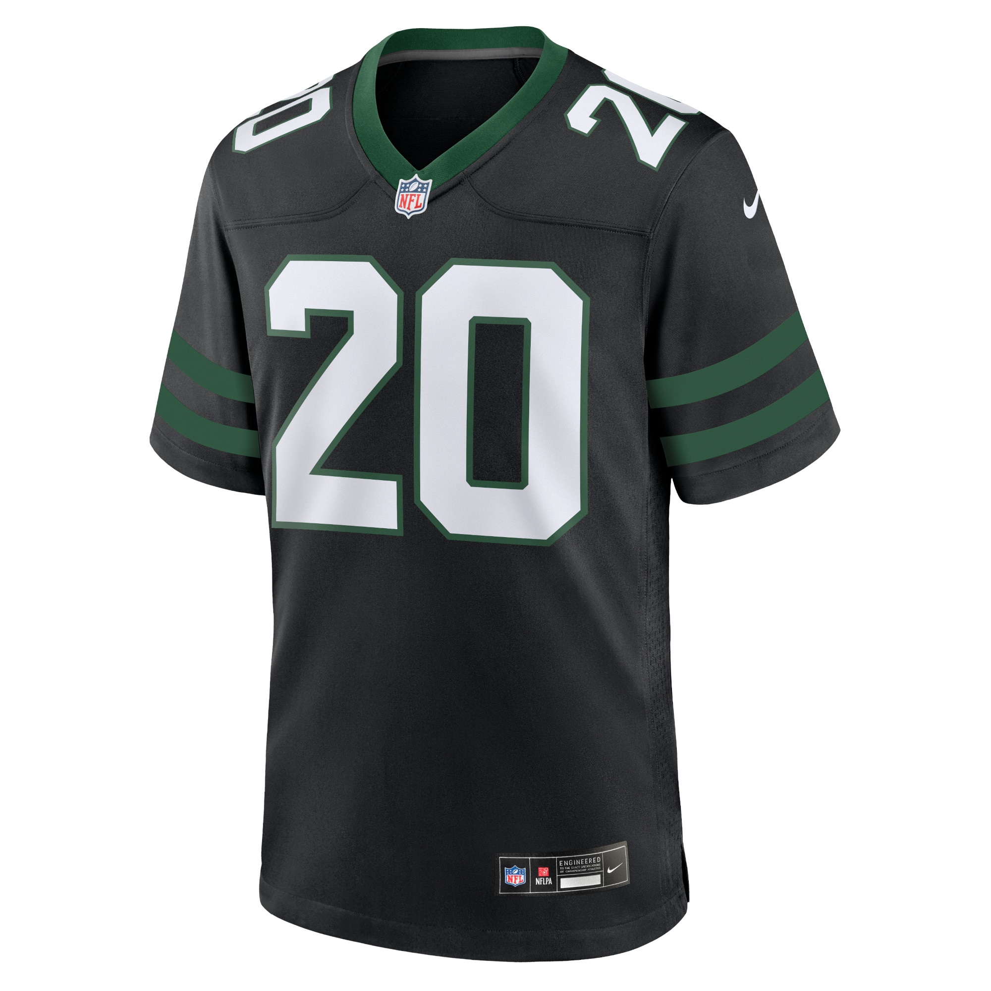 New York Jets Breece Hall Legacy Black Alternate Game NFL Jersey Men's