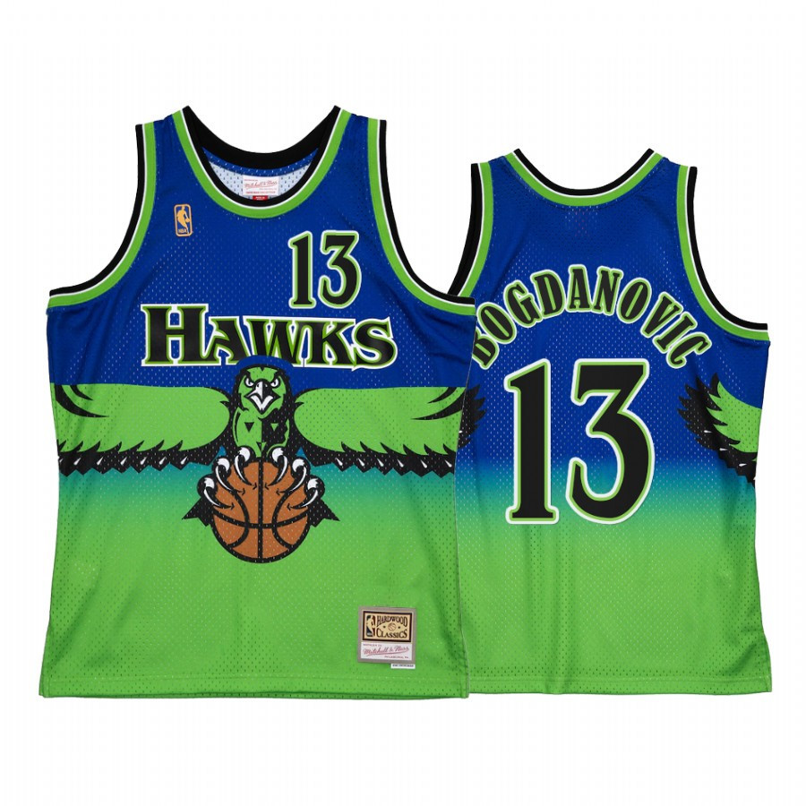 Bogdan Bogdanovic 13 Atlanta Hawks Reload 2.0 Blue NBA Jersey Men's