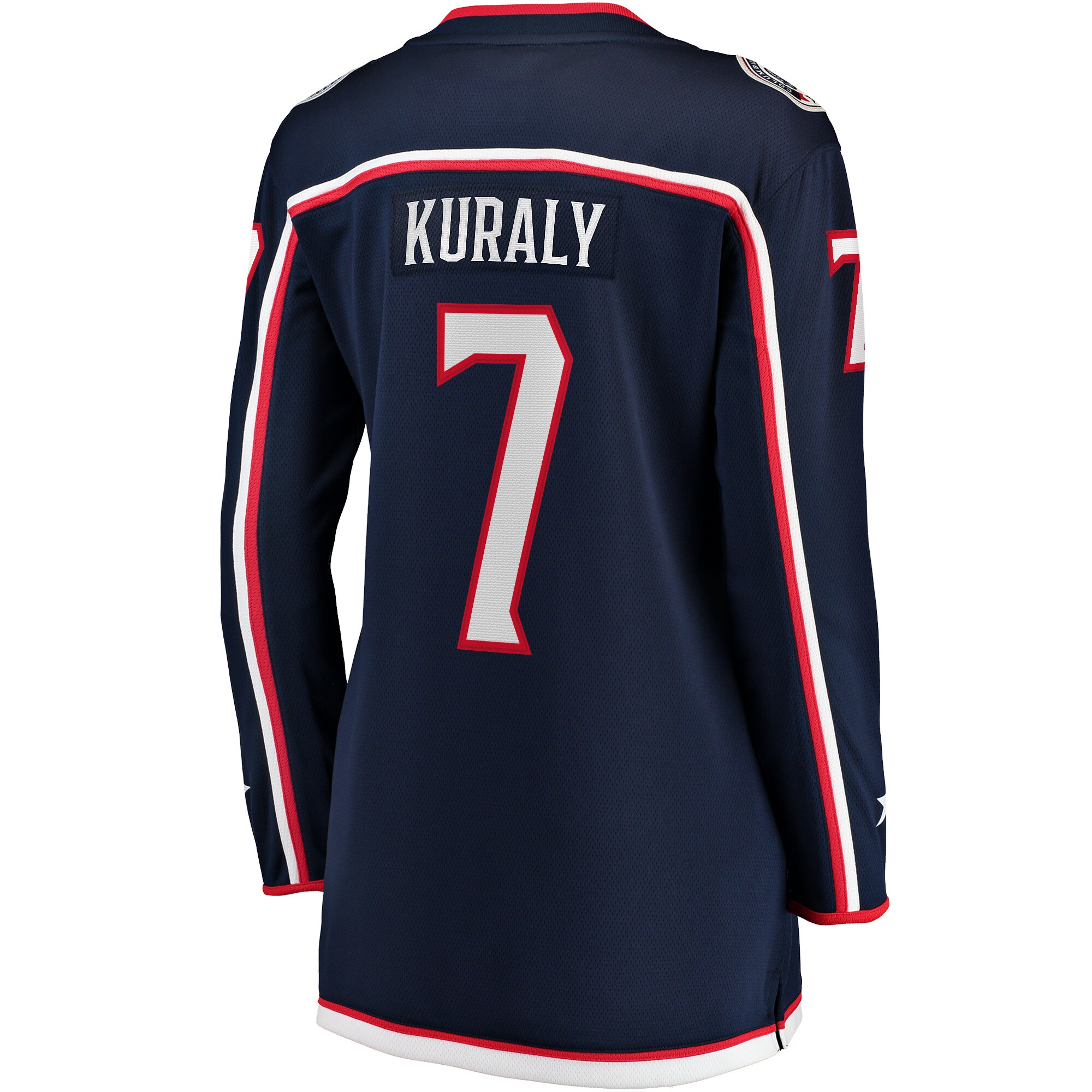 Columbus Blue Jackets Sean Kuraly Navy Home Breakaway Player NHL Jersey Women's