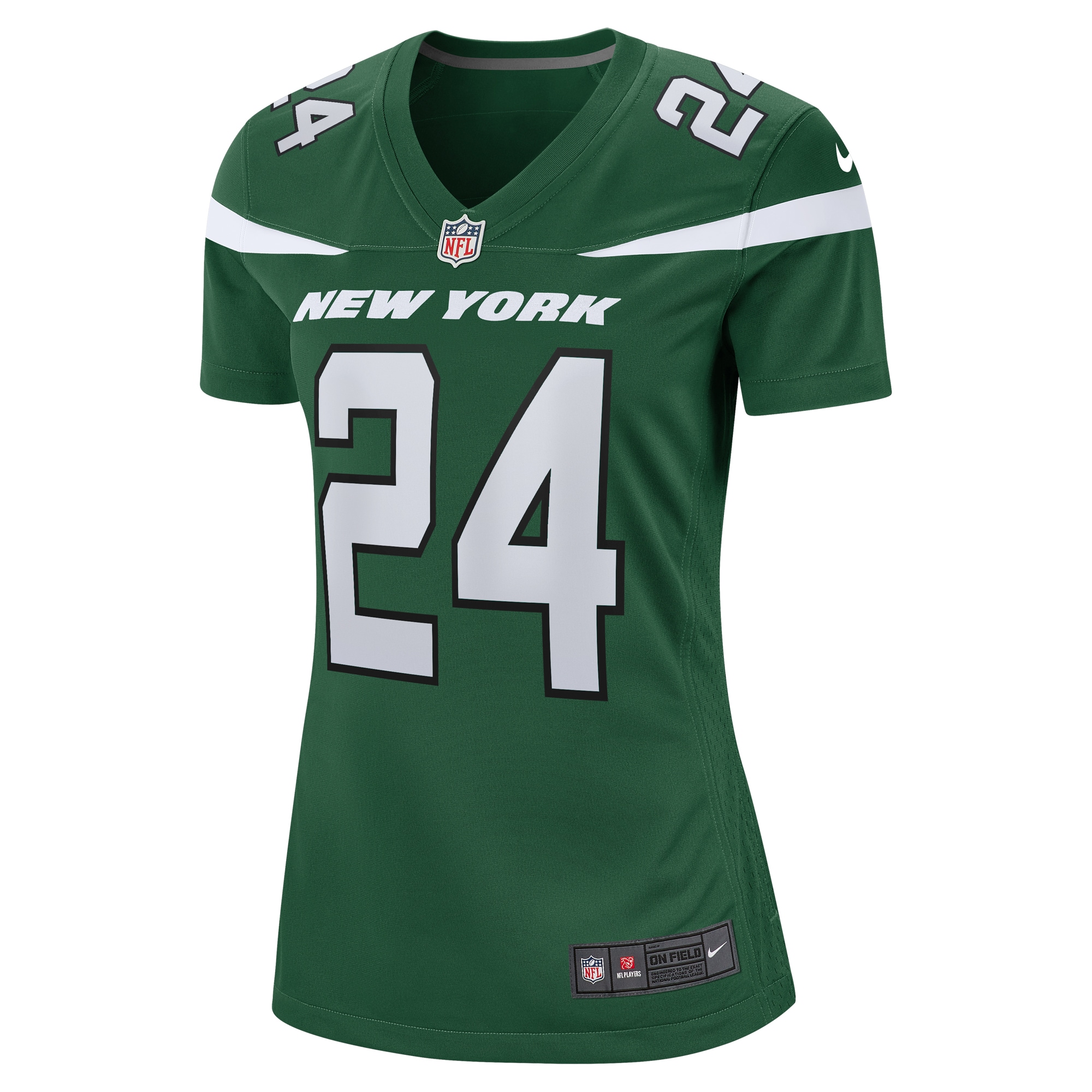 New York Jets Darrelle Revis Gotham Green Retired Player Game NFL Jersey Women's