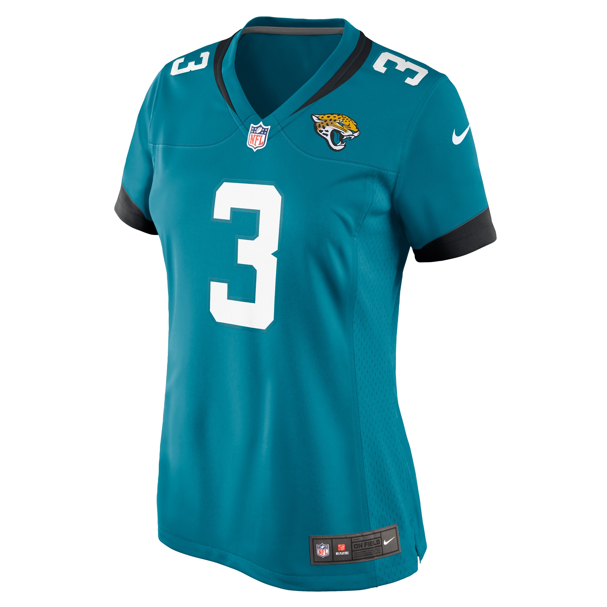 Jacksonville Jaguars Tyson Campbell Teal Game NFL Jersey Women's