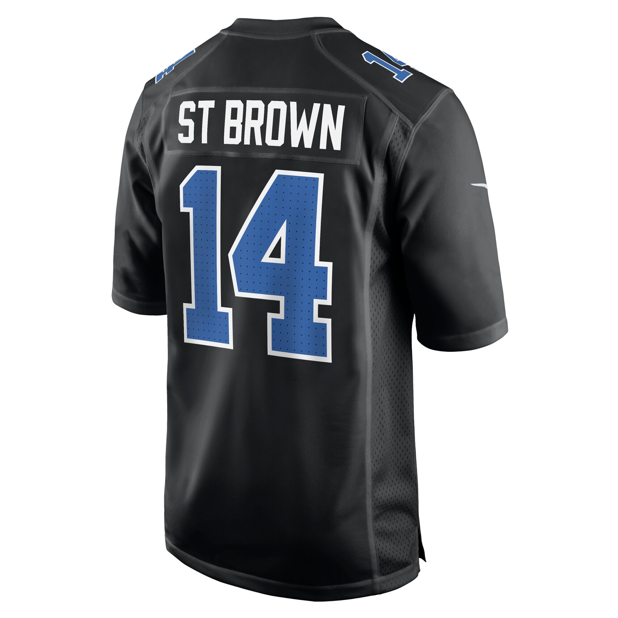 Detroit Lions Amon-Ra St. Brown Carbon Black Carbon Fashion NFL Jersey Men's