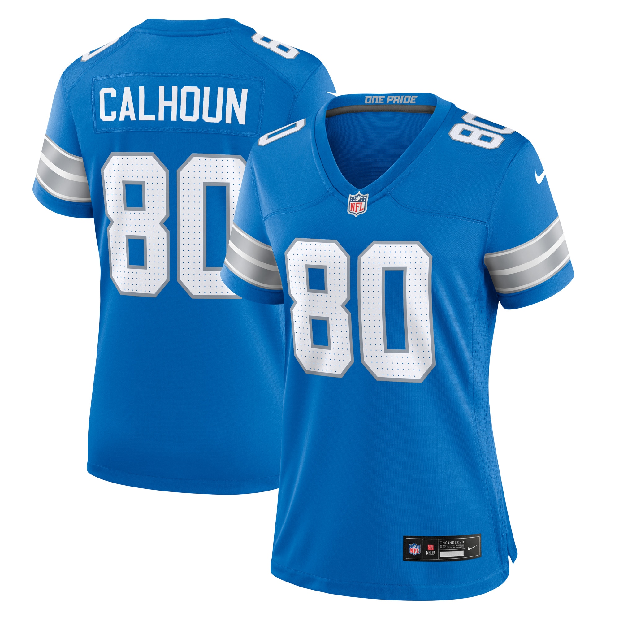 Detroit Lions Jalon Calhoun Blue Game NFL Jersey Women's