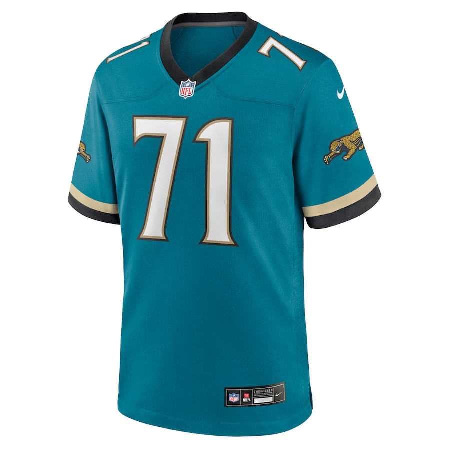 Tony Boselli 71 Jacksonville Jaguars Prowler Throwback Player Game Teal NFL Jersey Men's