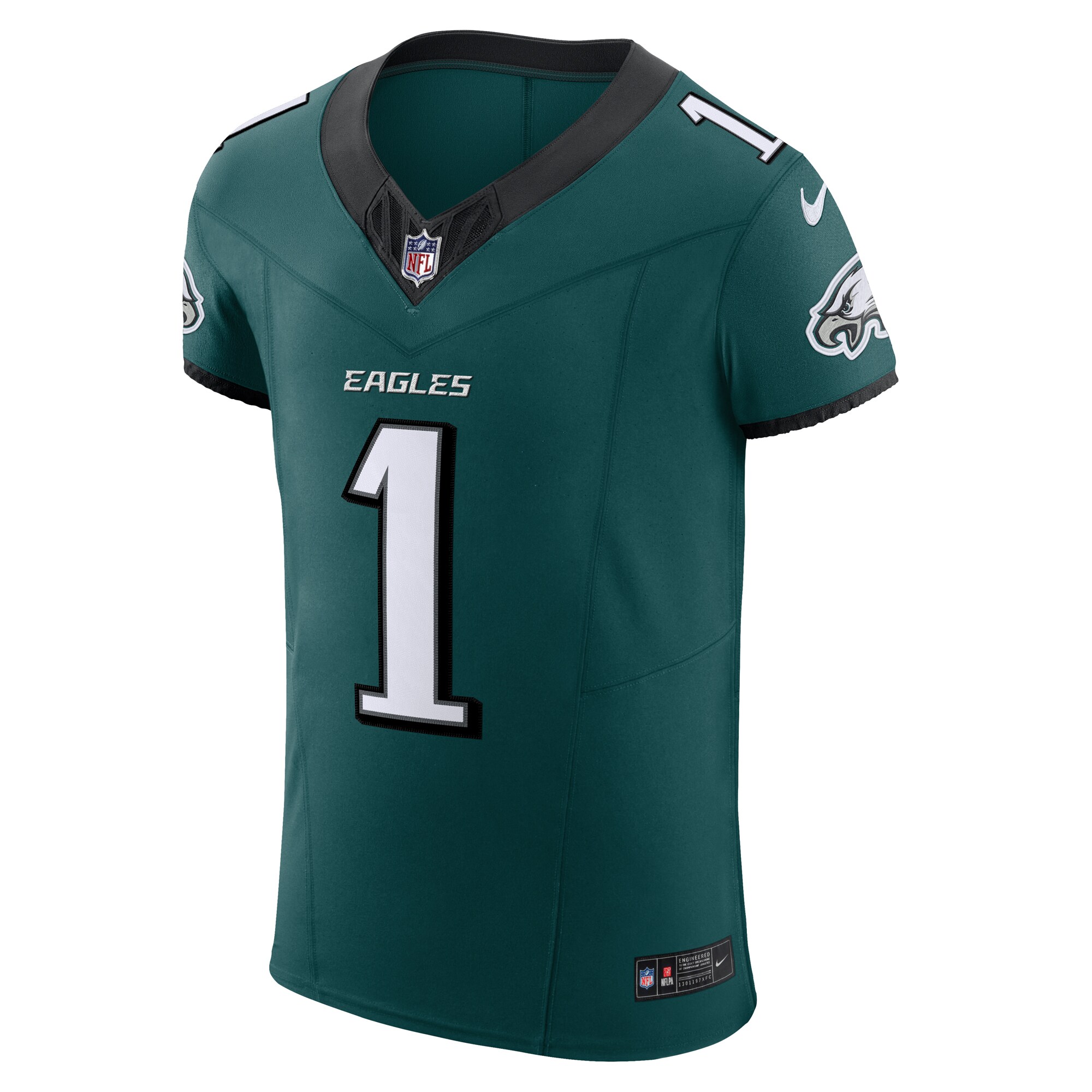 Philadelphia Eagles Jalen Hurts Midnight Green Vapor F.U.S.E. Elite NFL Jersey Men's