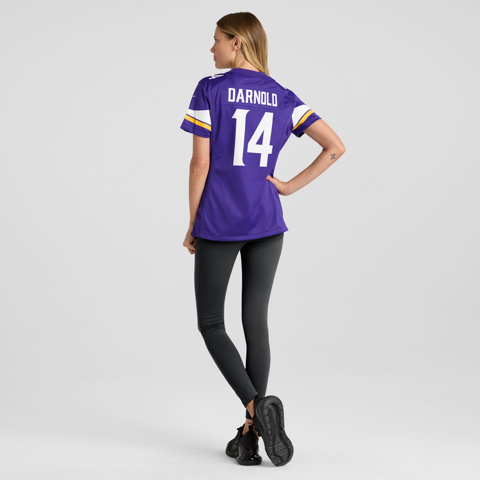 Minnesota Vikings Sam Darnold Purple Team Game NFL Jersey Women's