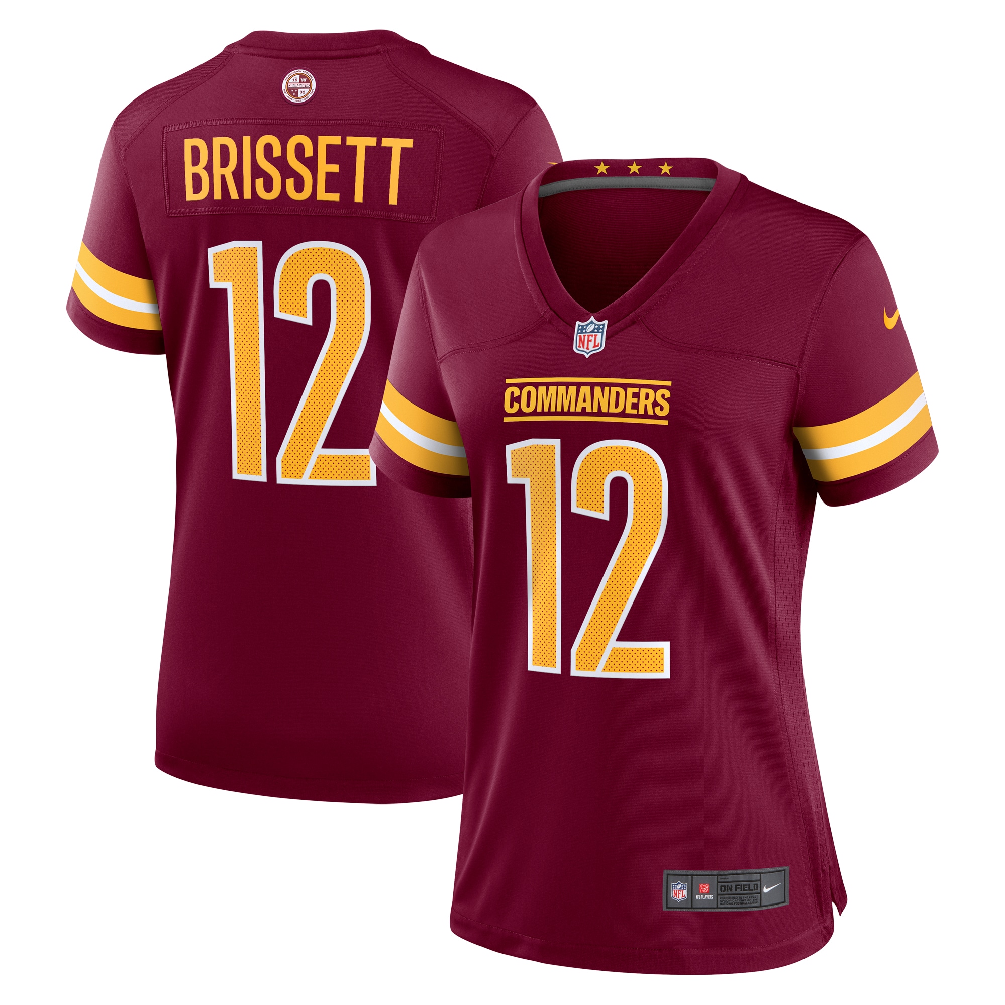 Jacoby Brissett Washington Commanders Nike Women's Nike Women's All Player Jersey - Burgundy