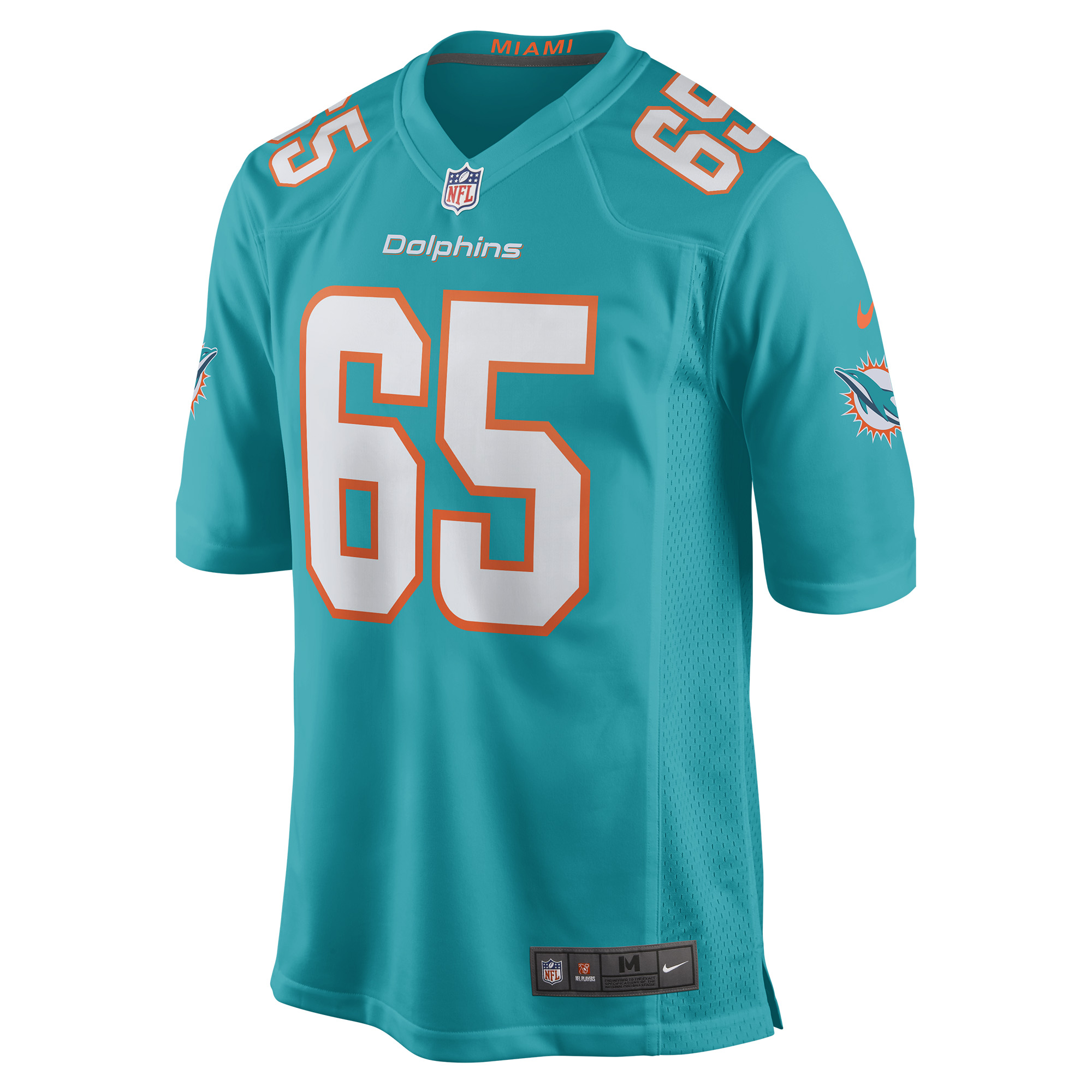 Miami Dolphins Robert Jones Aqua Game NFL Jersey Men's
