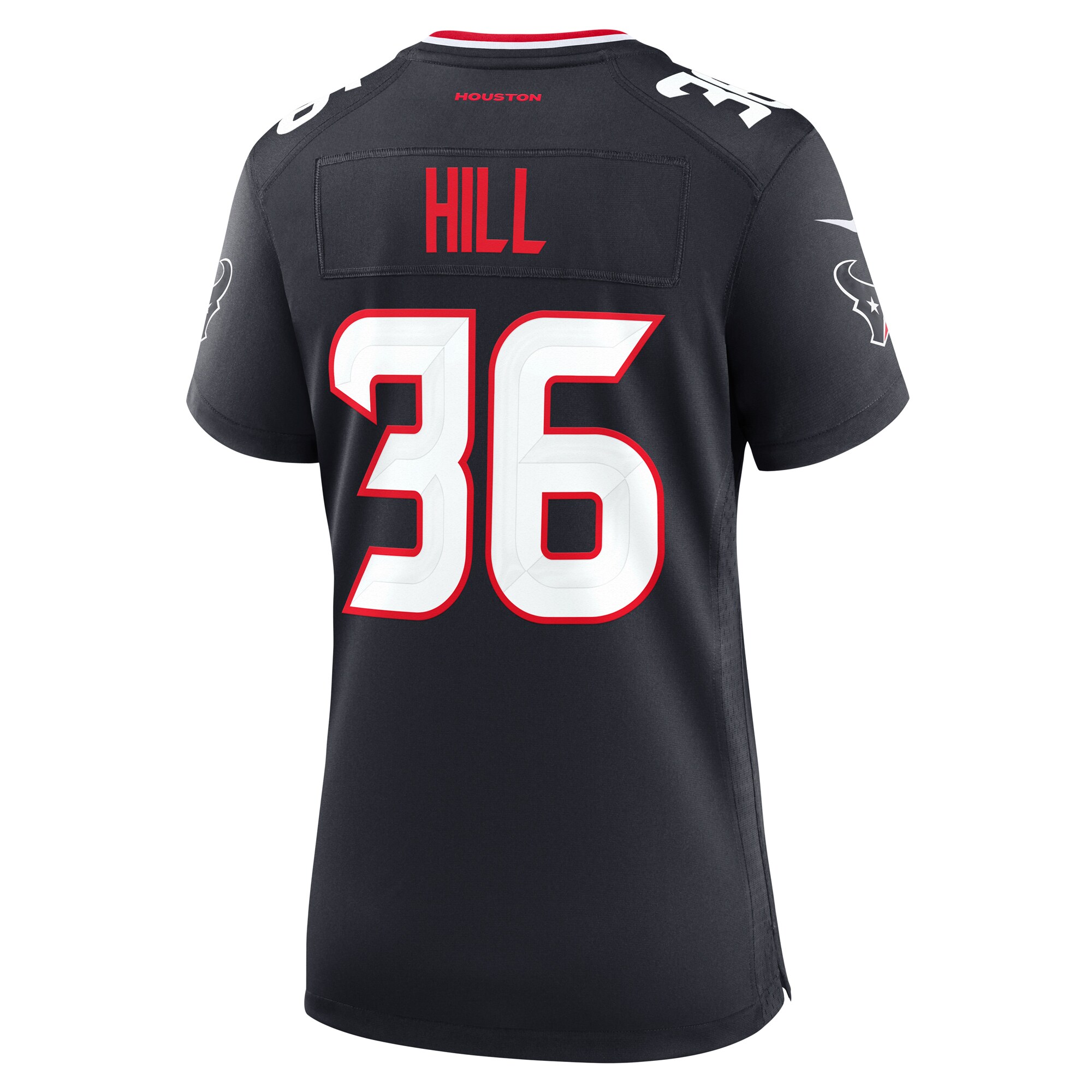Houston Texans Brandon Hill Navy Team Game NFL Jersey Women's