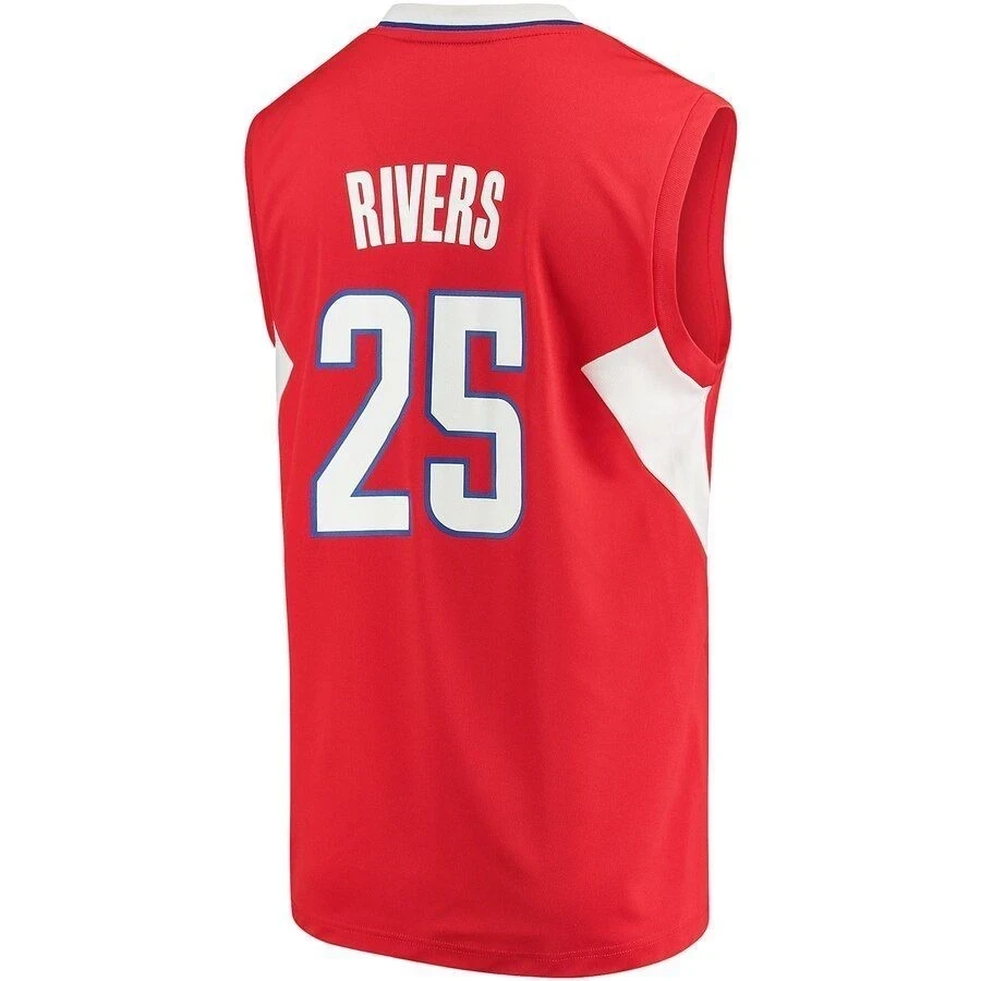 Austin Rivers Los Angeles Clippers Road Red NBA Jersey Men's