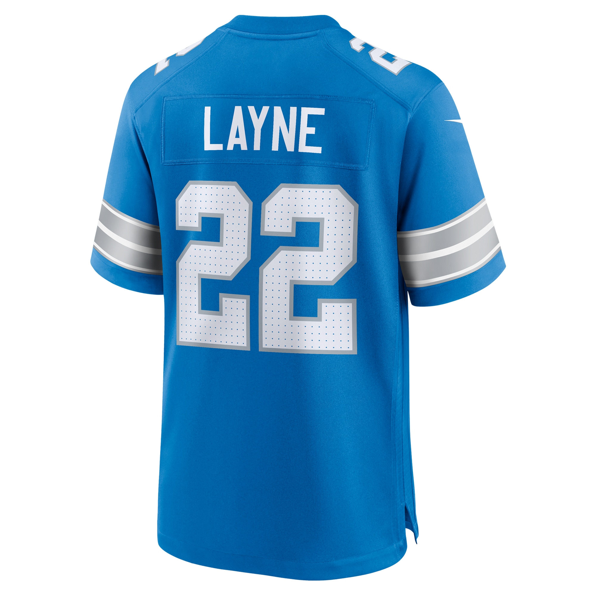 Detroit Lions Bobby Layne Blue Retired Player Game NFL Jersey Men's