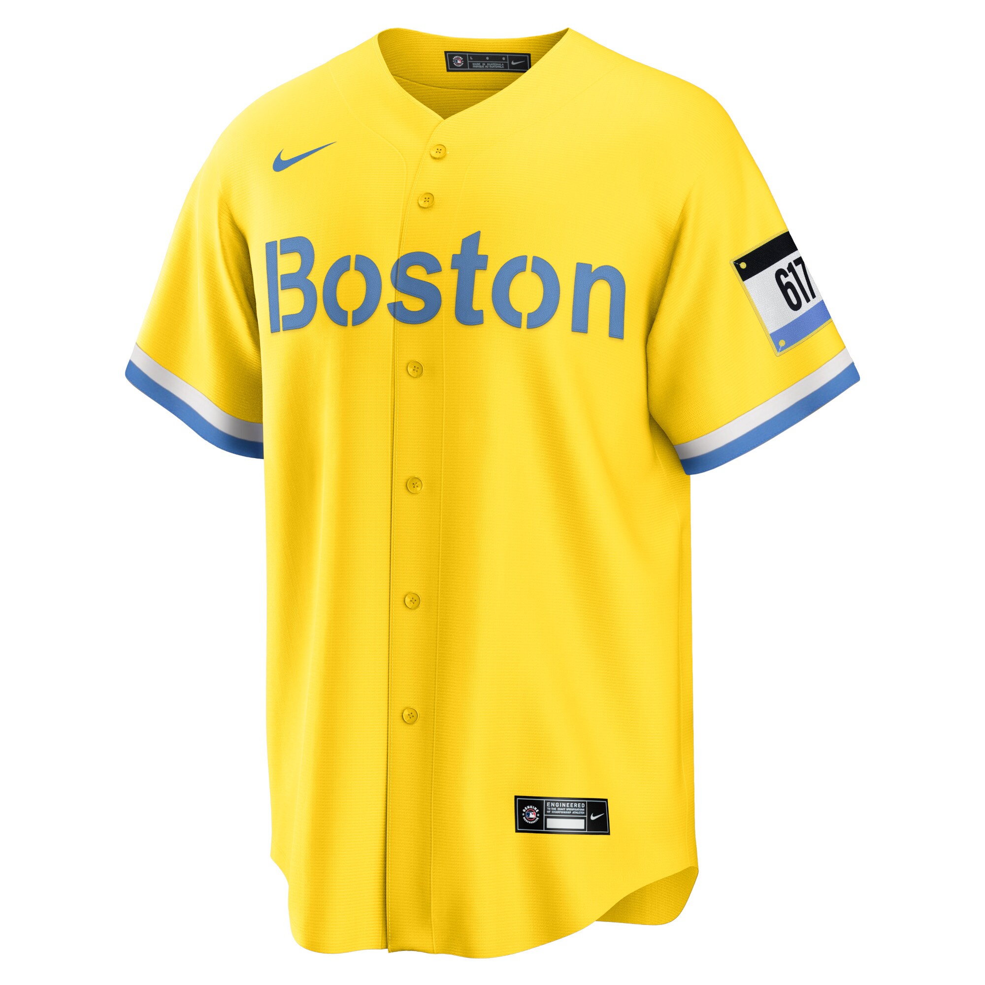 Boston Red Sox Trevor Story Gold City Connect Player MLB Jersey Men's