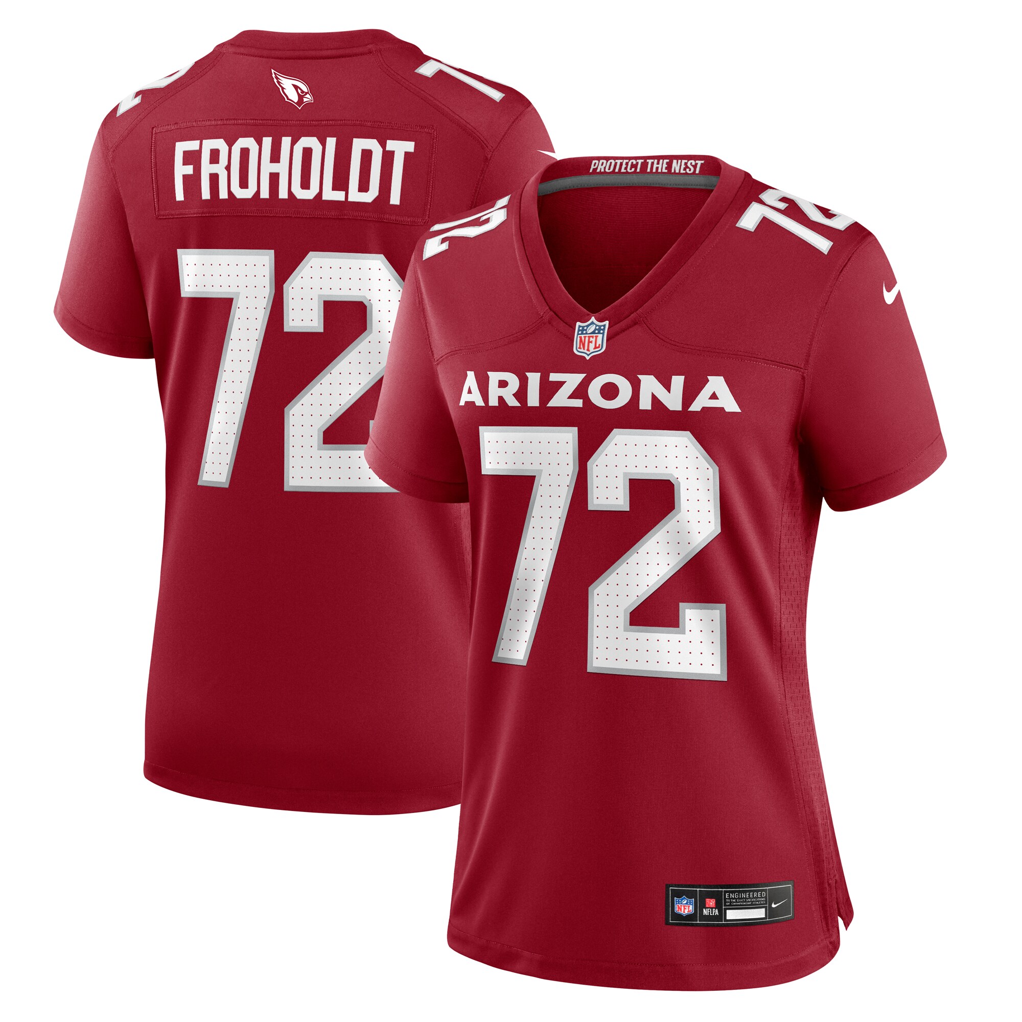 Arizona Cardinals Hjalte Froholdt Cardinal Game NFL Jersey Women's