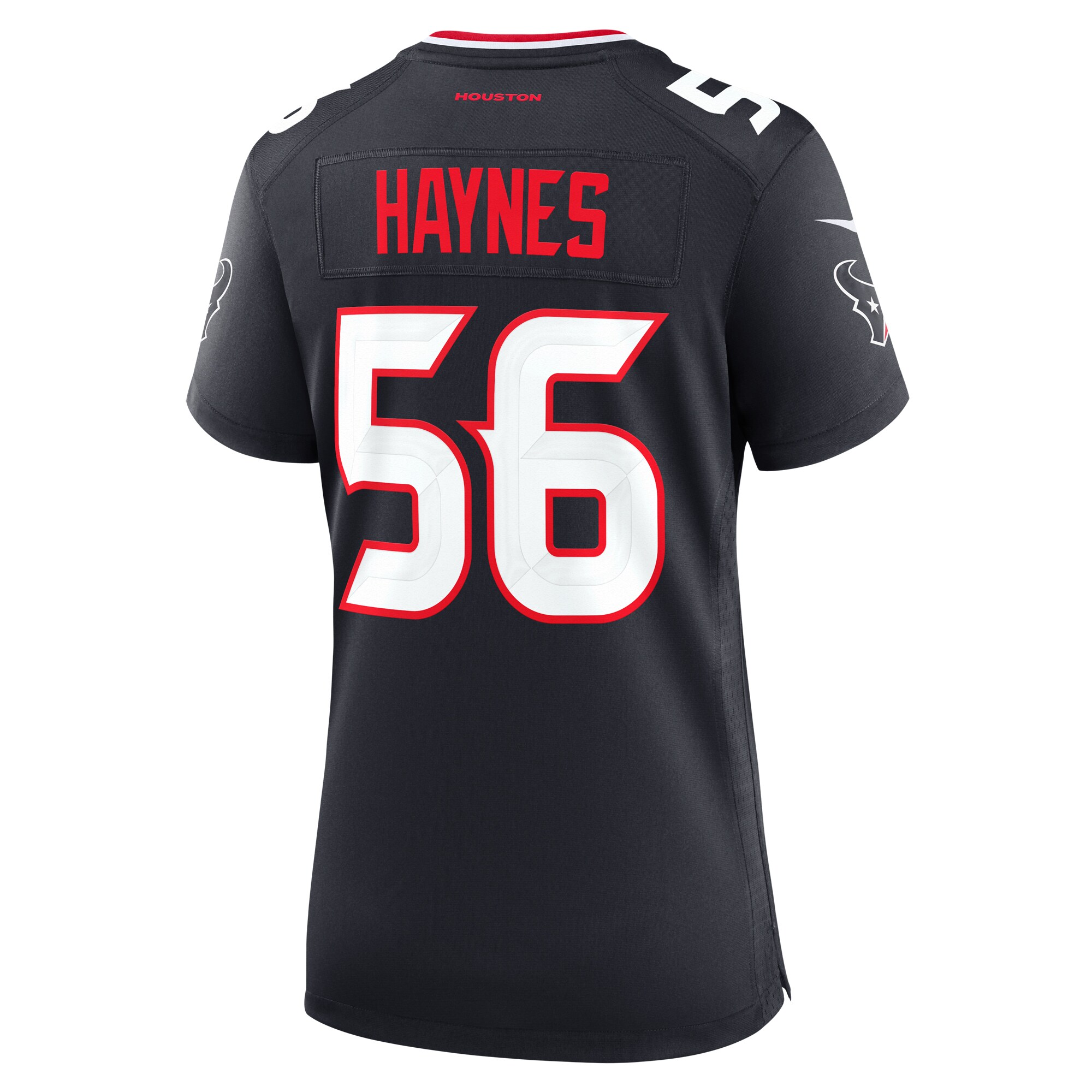 Houston Texans Marcus Haynes Navy Team Game NFL Jersey Women's