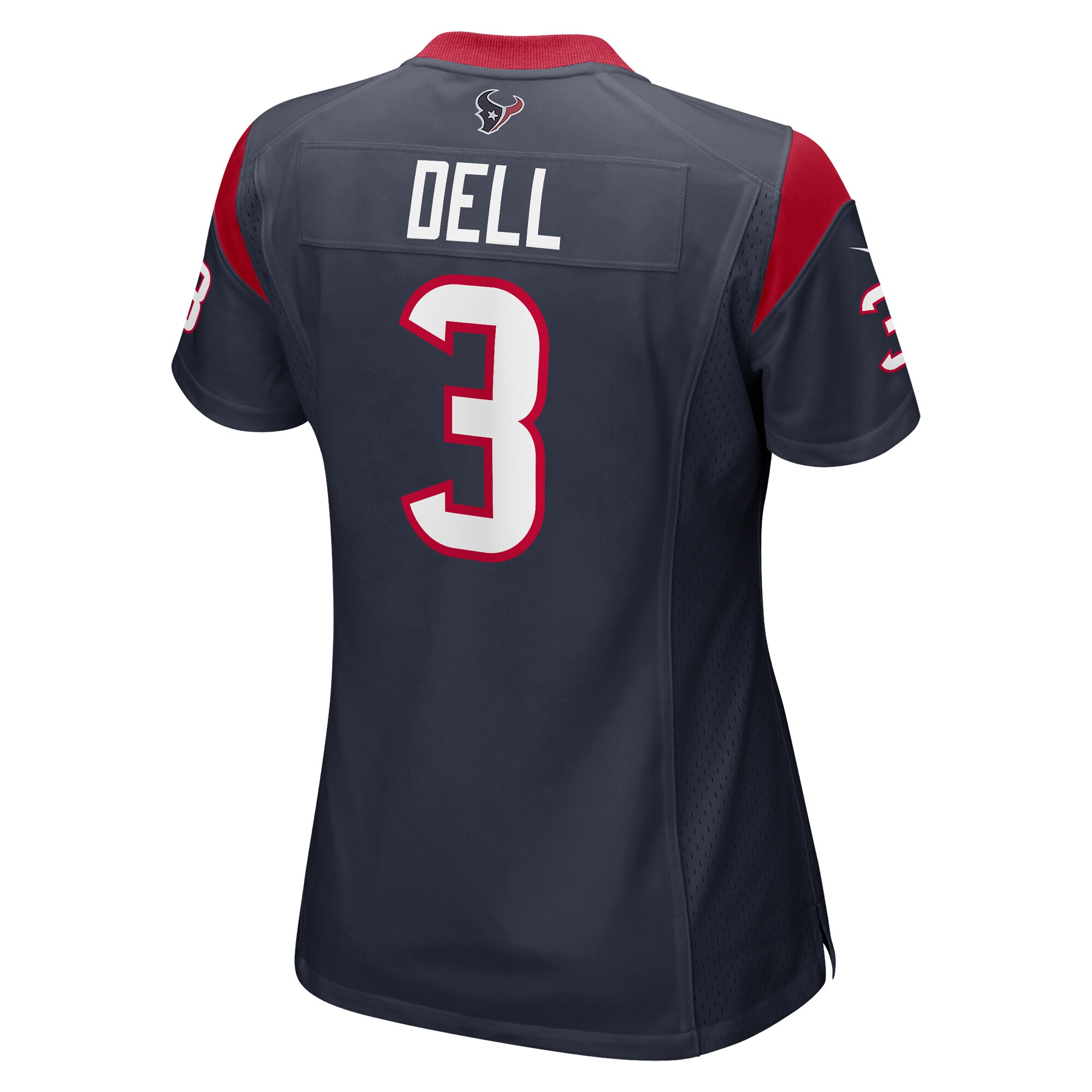 Houston Texans Tank Dell Navy Player Game NFL Jersey Women's