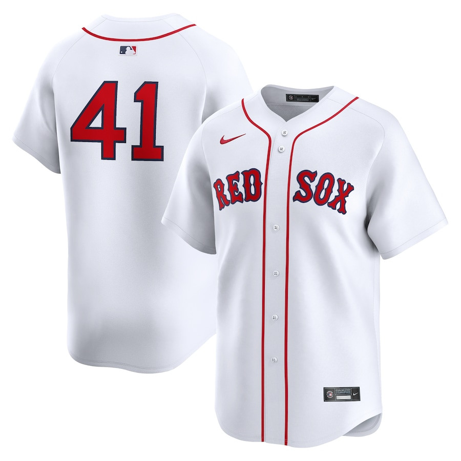 Chris Sale 41 Boston Red Sox Home Limited Player White MLB Jersey Men's