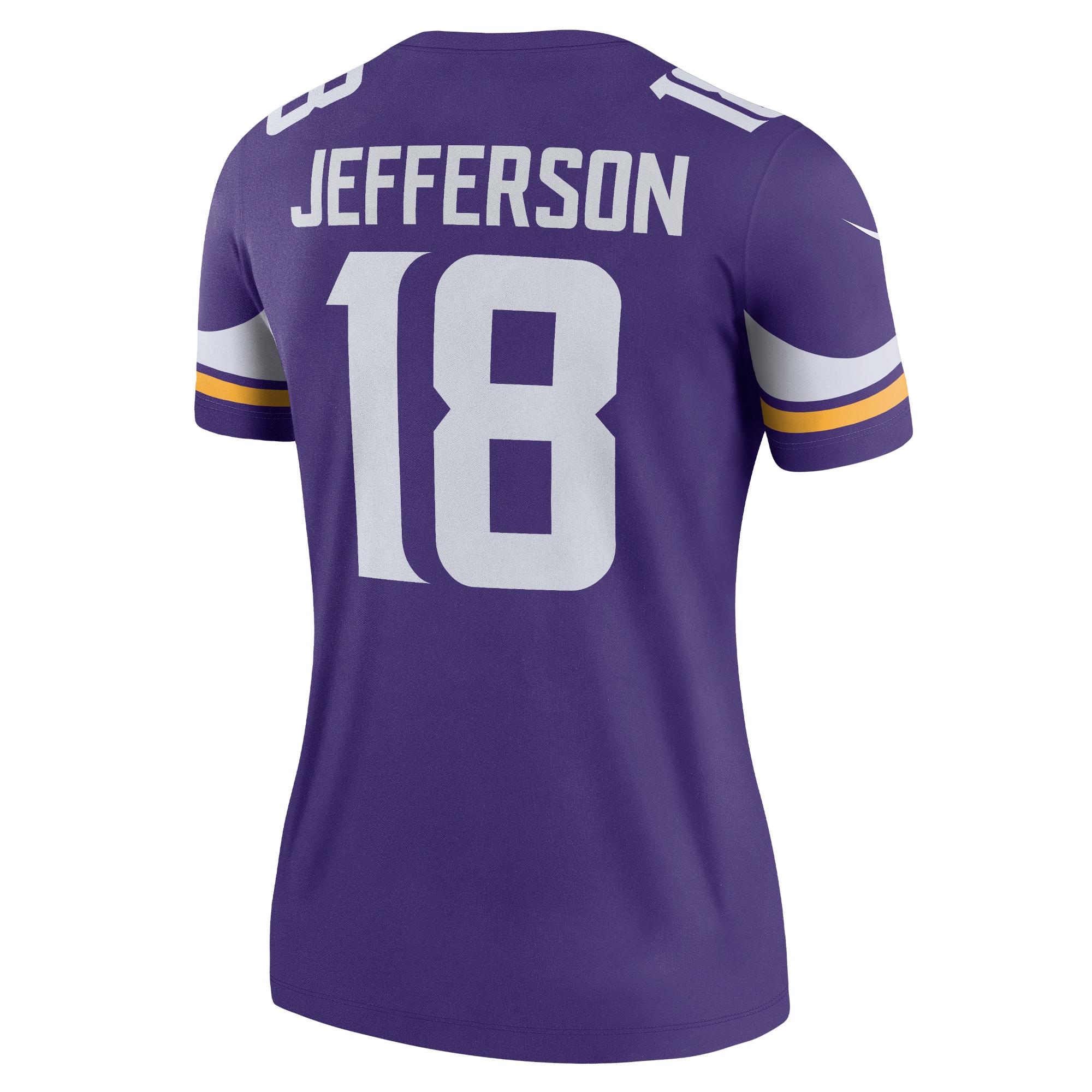 Minnesota Vikings Justin Jefferson Purple Legend Player Performance Top NFL Jersey Women's