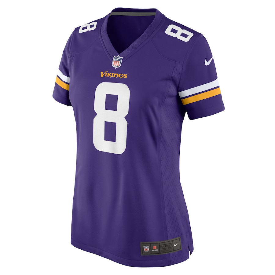 Trishton Jackson 8 Minnesota Vikings Game Purple NFL Jersey Women's