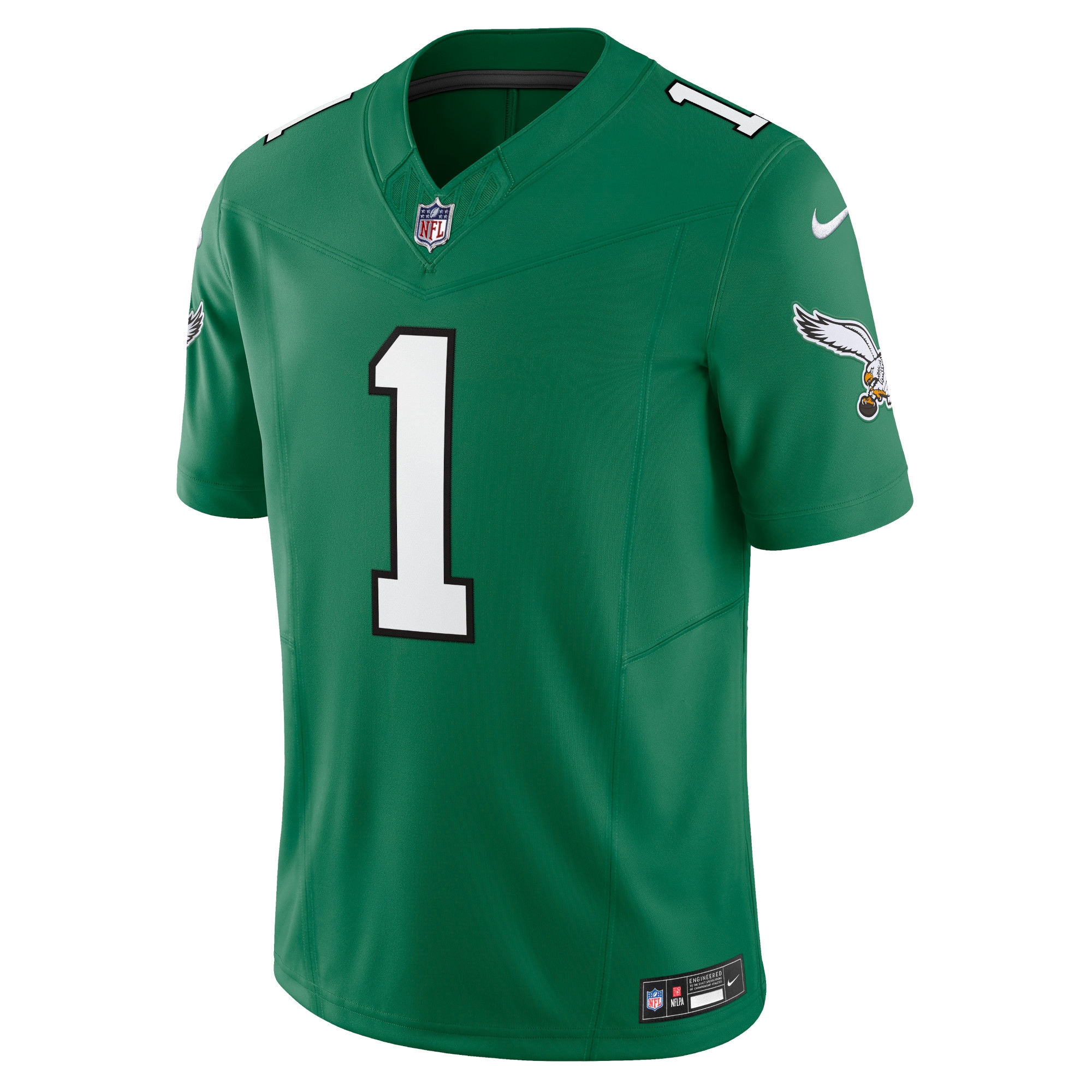 Philadelphia Eagles Jalen Hurts Kelly Green Vapor F.U.S.E. Limited NFL Jersey Men's