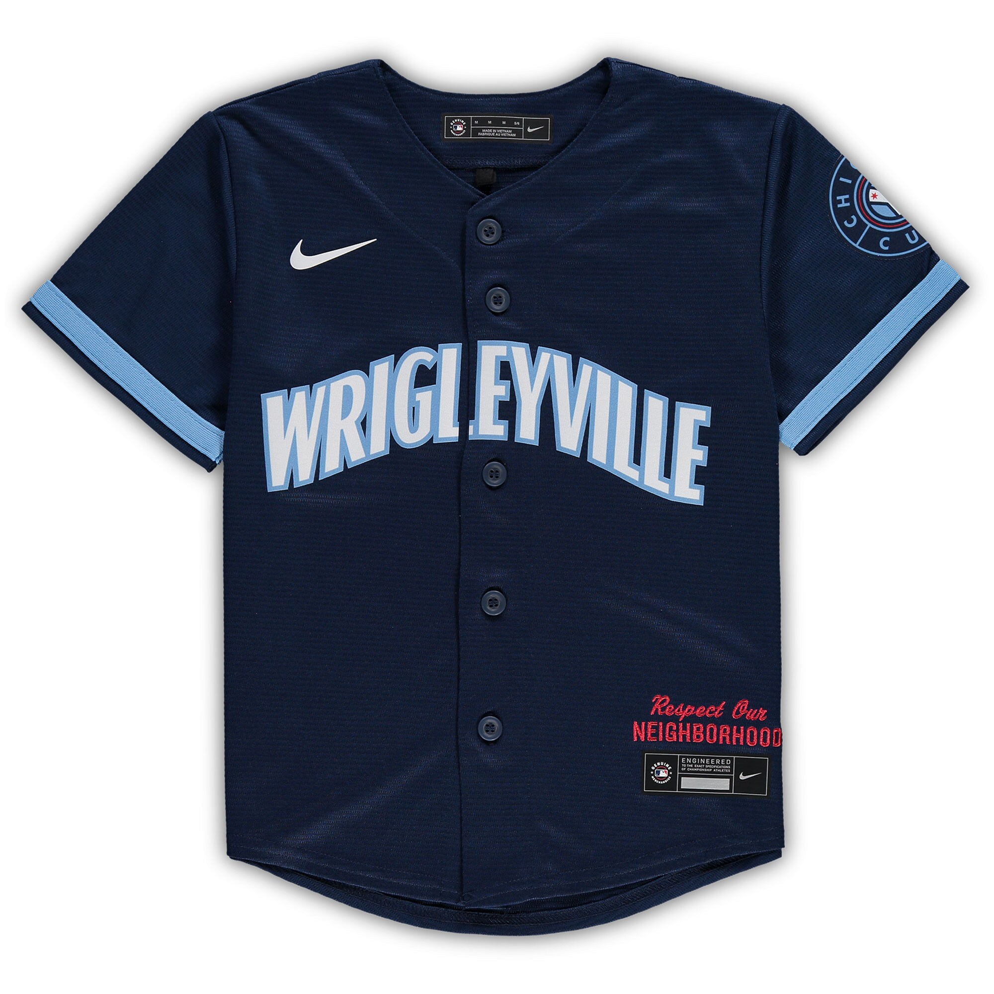 Preschool Chicago Cubs Navy City Connect Team MLB Jersey Men's
