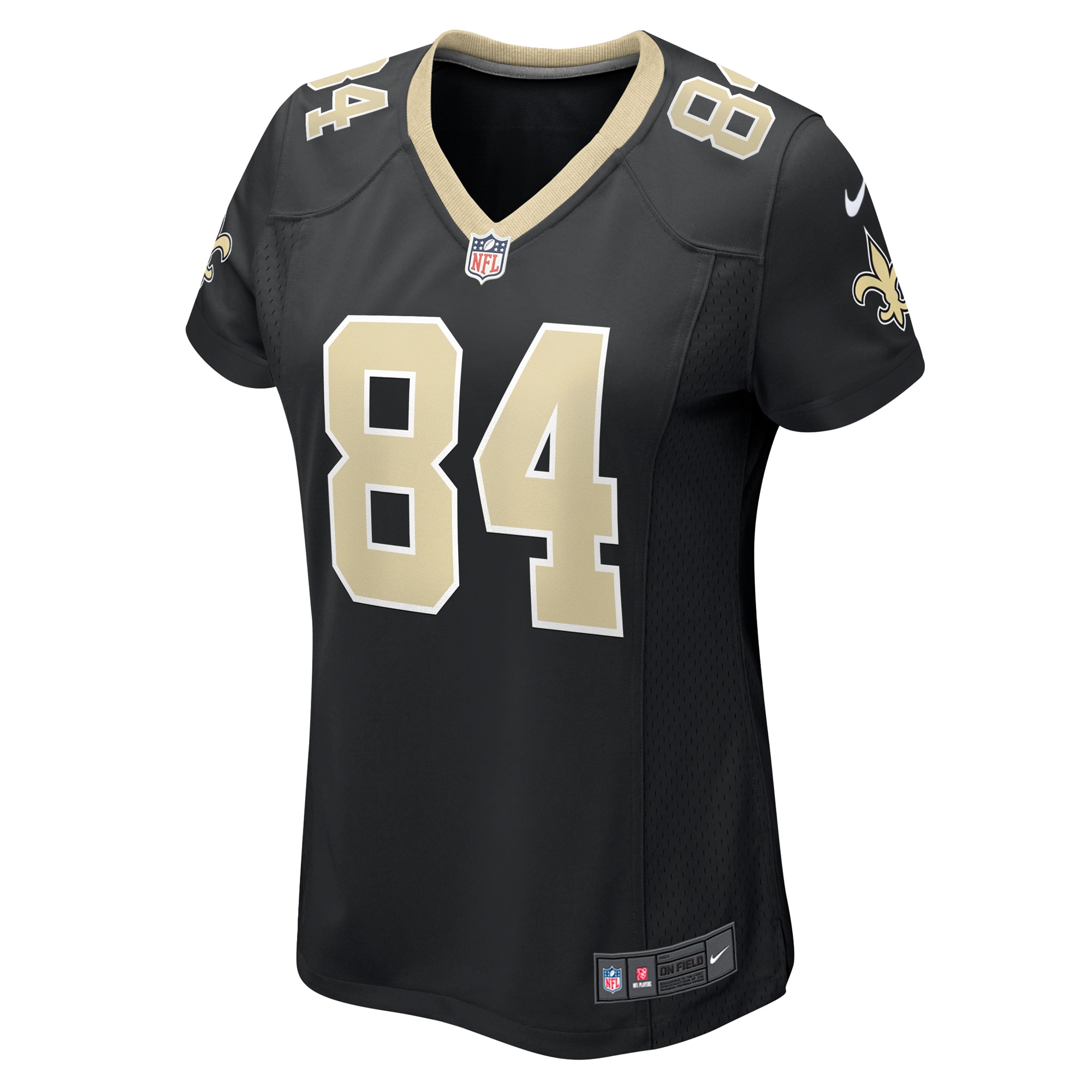 New Orleans Saints Mason Tipton Black Game NFL Jersey Women's