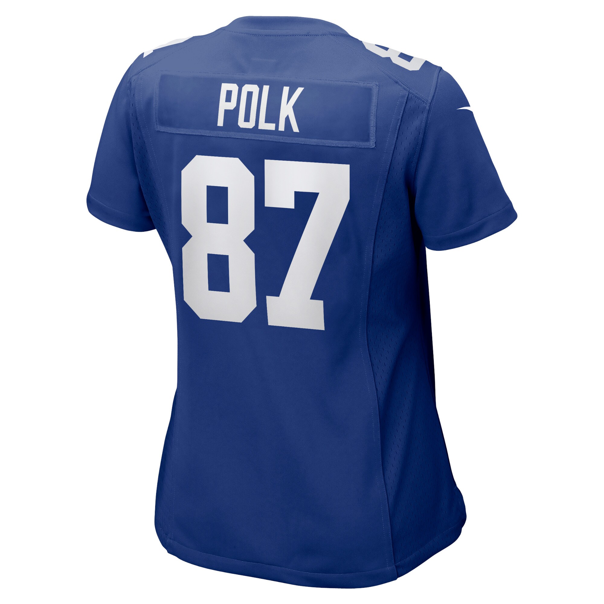 New York Giants Makai Polk Royal Home Game Player NFL Jersey Women's