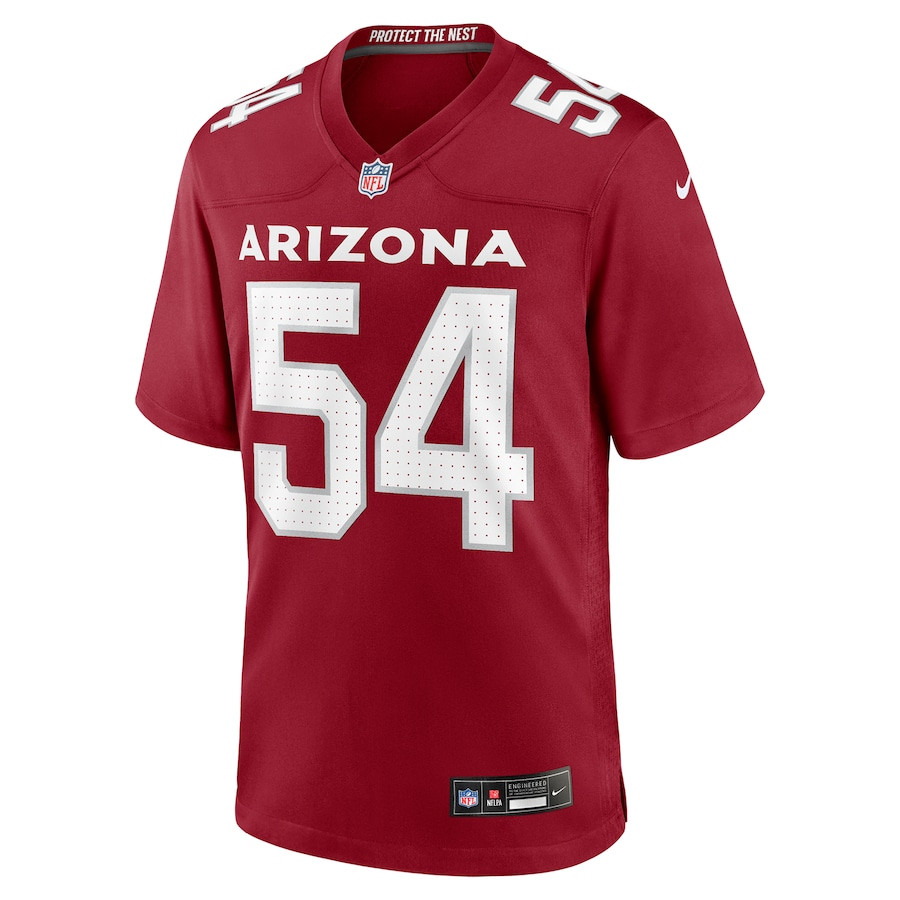 Xavier Thomas 54 Arizona Cardinals Team Game Cardinal NFL Jersey Men's