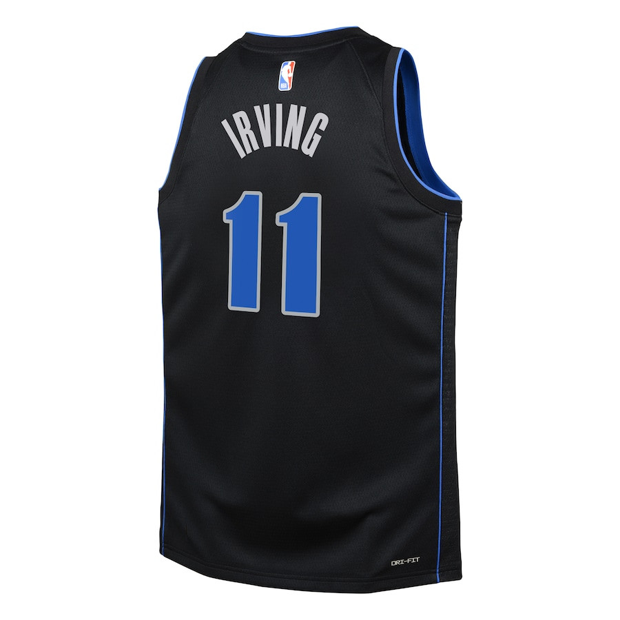 Kyrie Irving 11 Dallas Mavericks 2023/24 City Edition Swingma Black NBA Jersey Youth