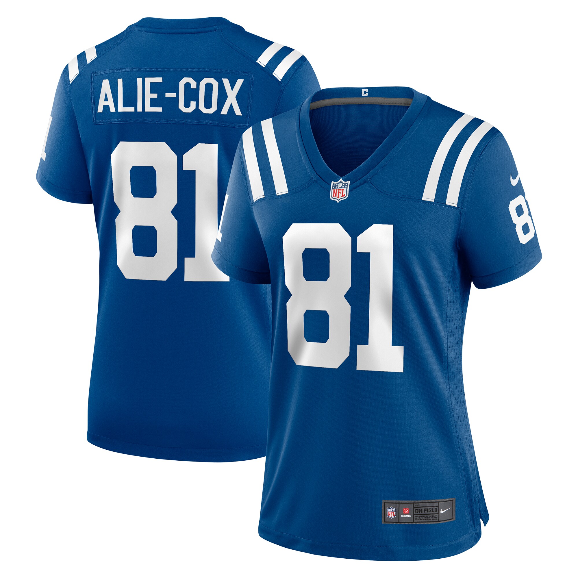 Indianapolis Colts Mo Alie-Cox Royal Team Game NFL Jersey Women's