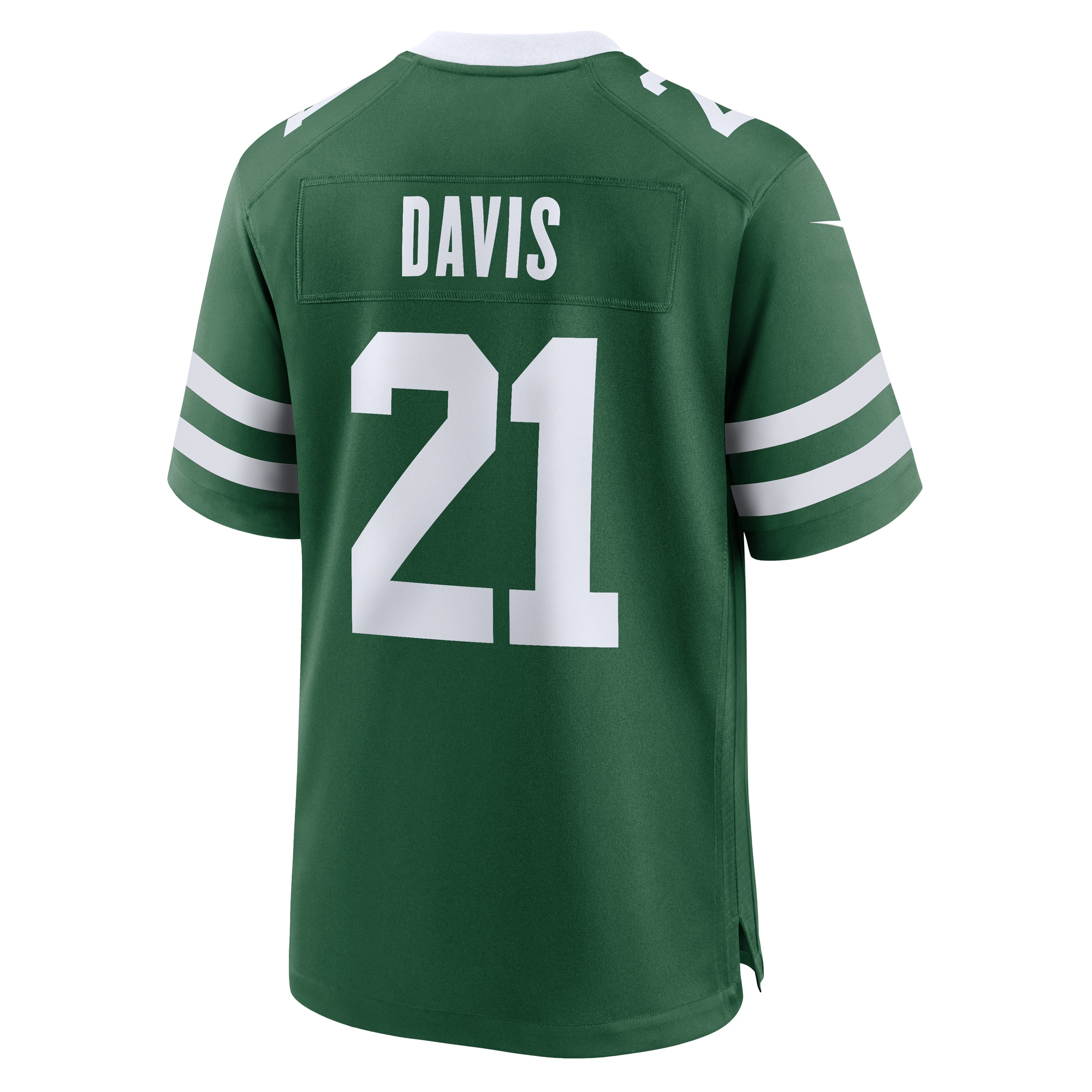 New York Jets Ashtyn Davis Legacy Green Team Game NFL Jersey Men's