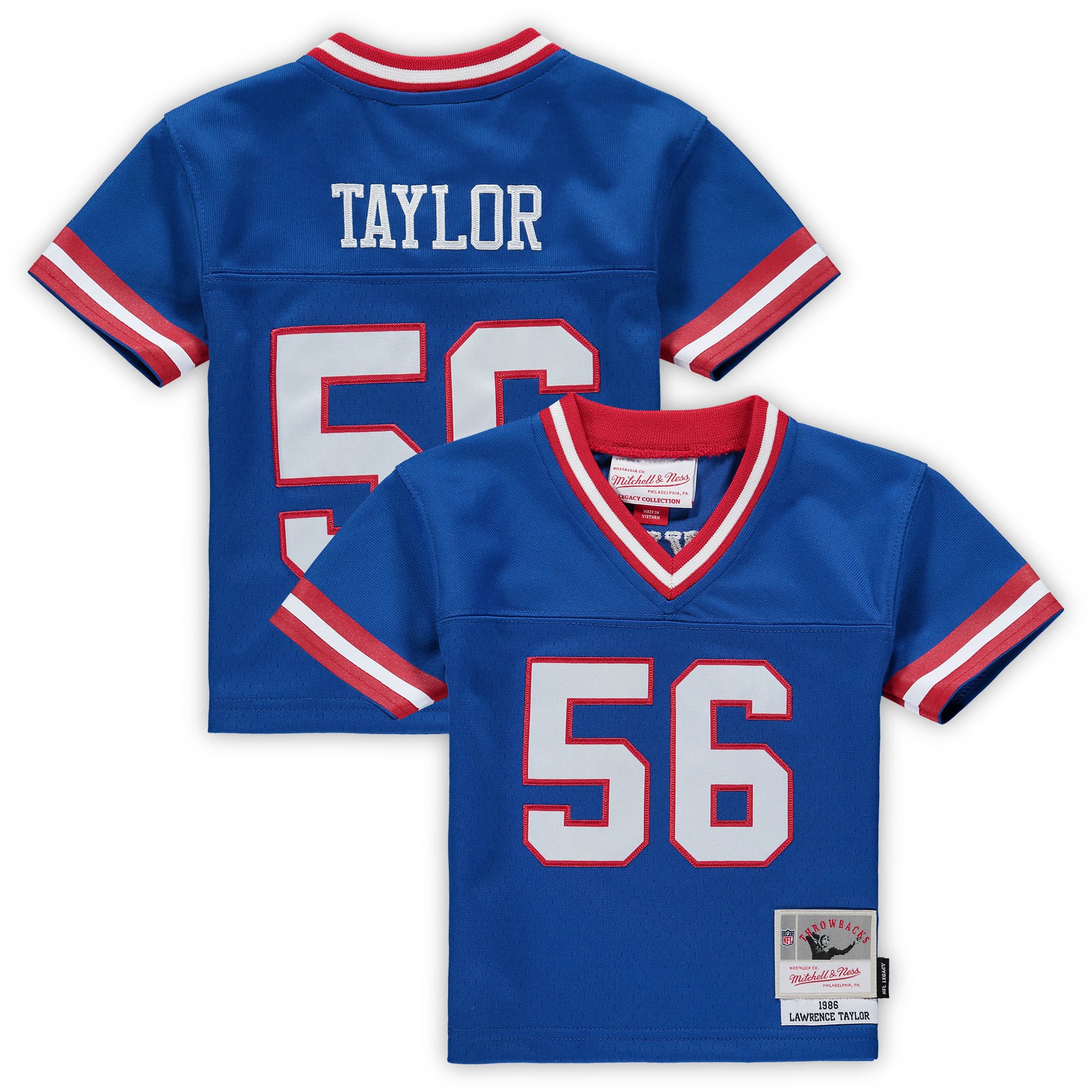 Infant New York Giants Lawrence Taylor Mitchell Ness Royal 1986 Retired Legacy NFL Jersey Men's