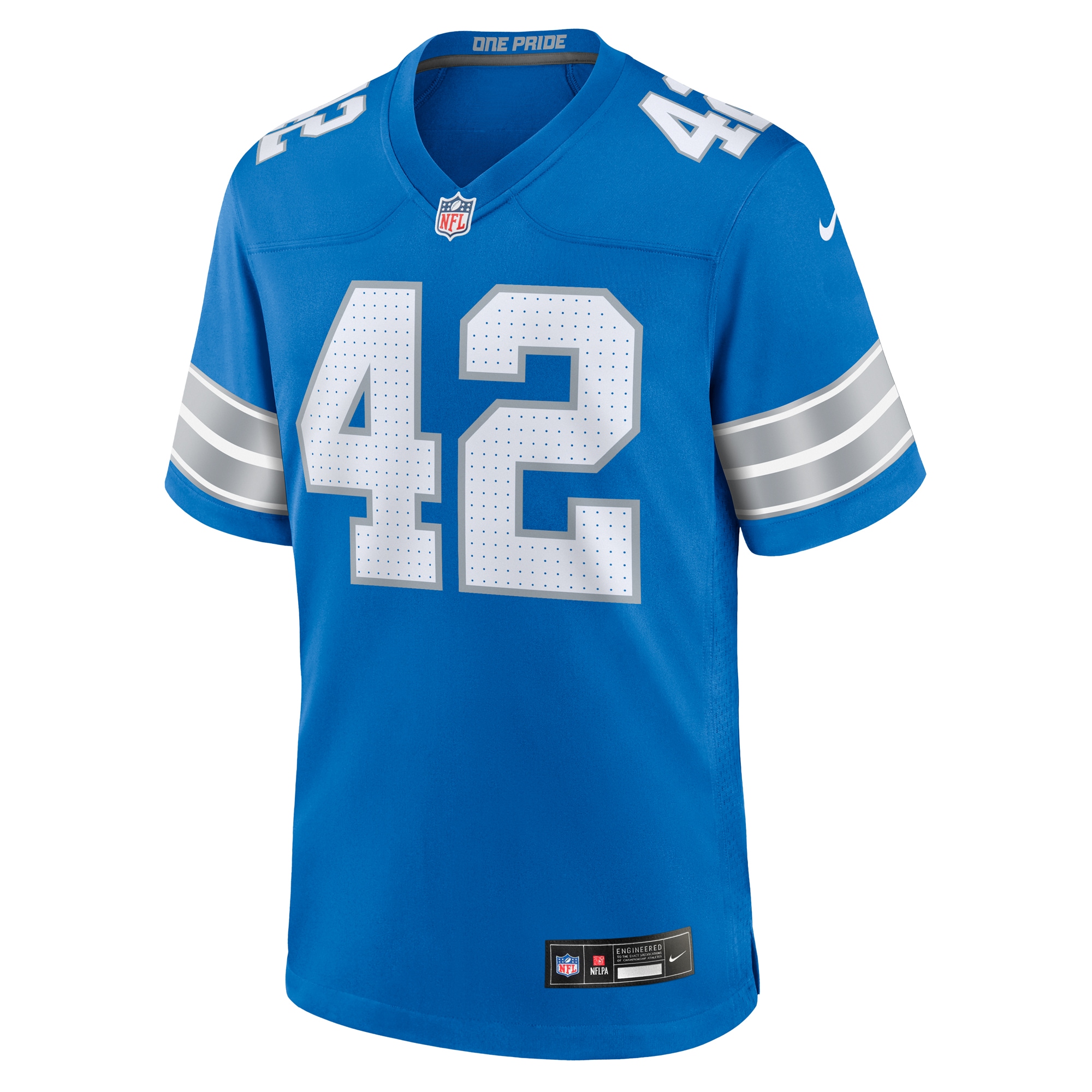 Detroit Lions Jalen Reeves-Maybin Blue Team Game NFL Jersey Men's