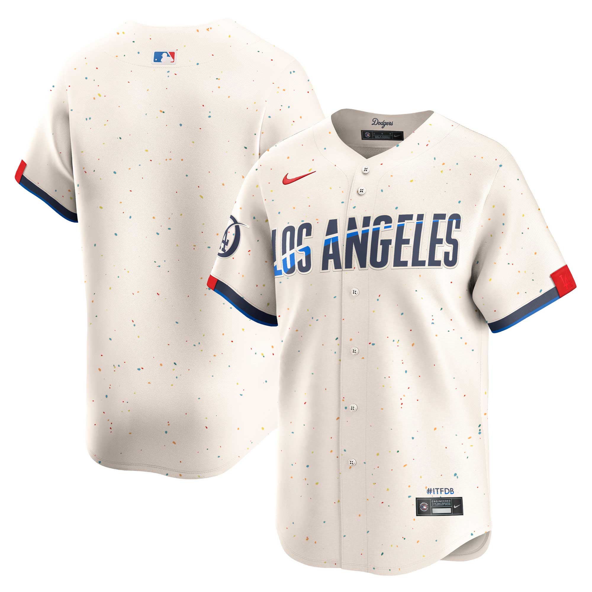 Los Angeles Dodgers Cream 2024 City Connect Limited MLB Jersey Men's
