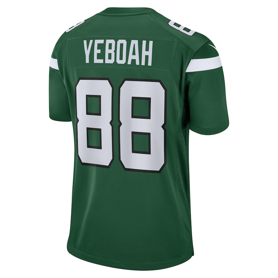Kenny Yeboah 88 New York Jets Game Player Gotham Green NFL Jersey Men's