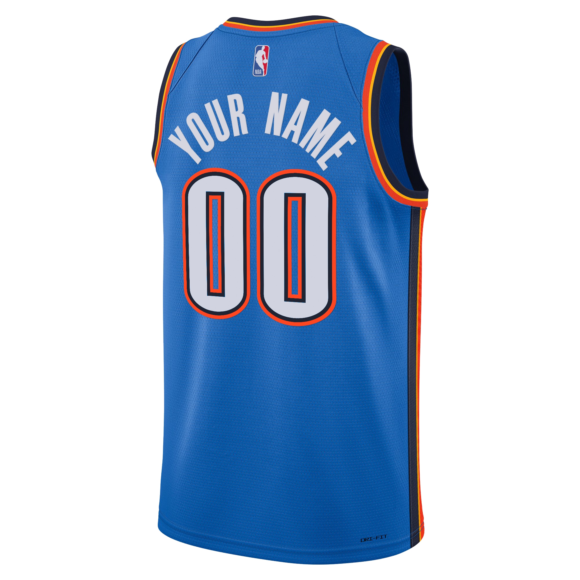 Oklahoma City Thunder Icon Swingman Custom NBA Jersey Youth