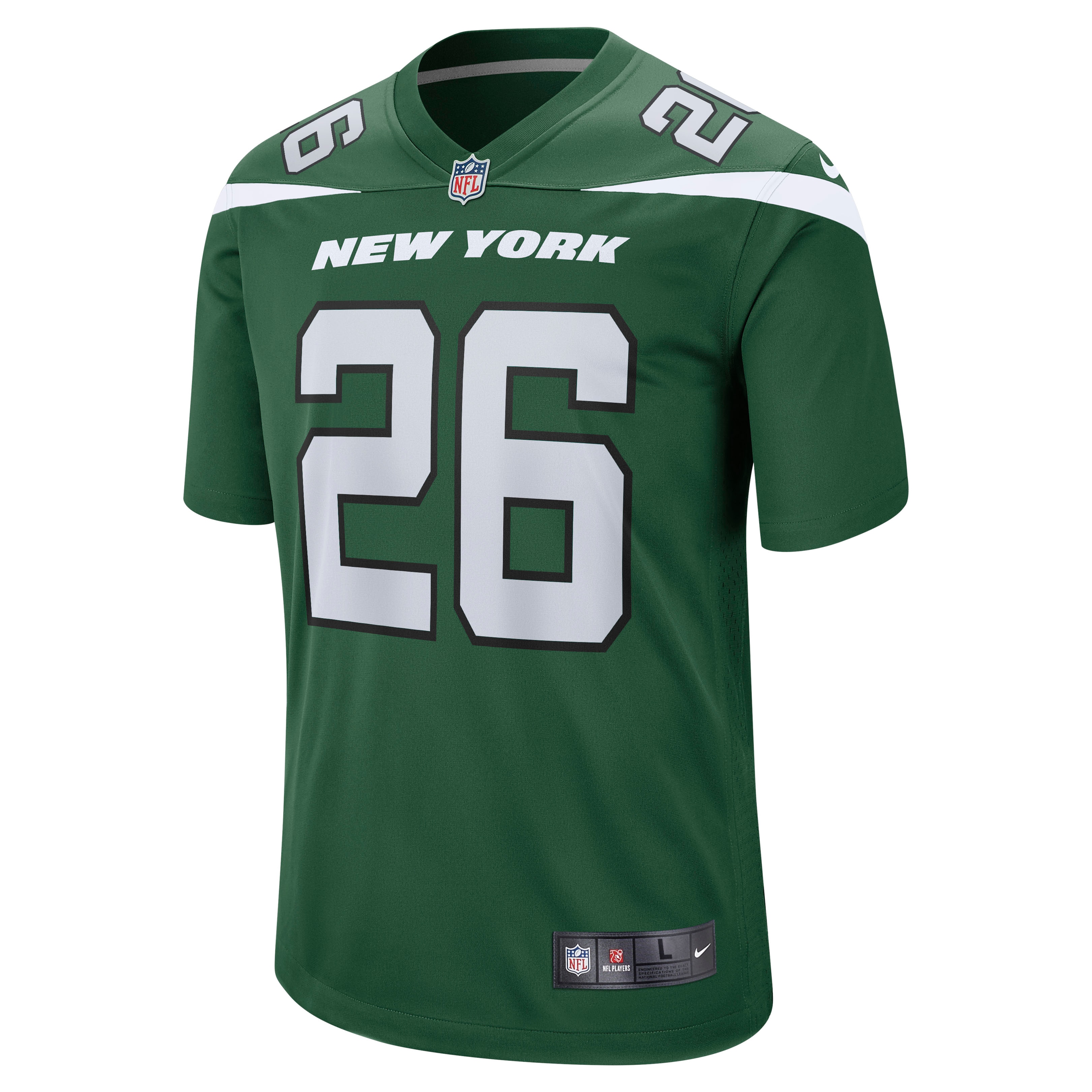 New York Jets Brandin Echols Gotham Green Game NFL Jersey Men's