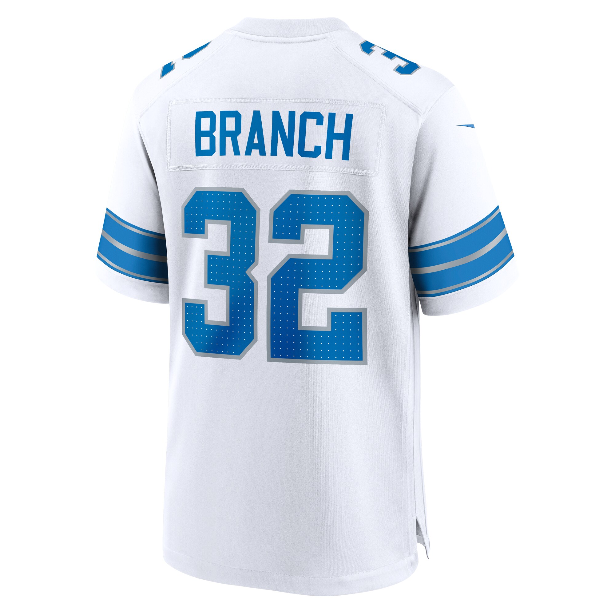 Detroit Lions Brian Branch White White Game NFL Jersey Men's