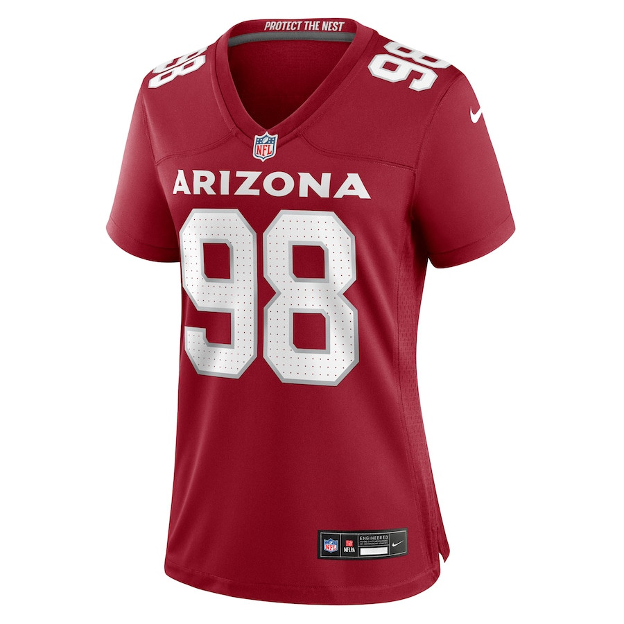 Roy Lopez 98 Arizona Cardinals Game Cardinal NFL Jersey Women's