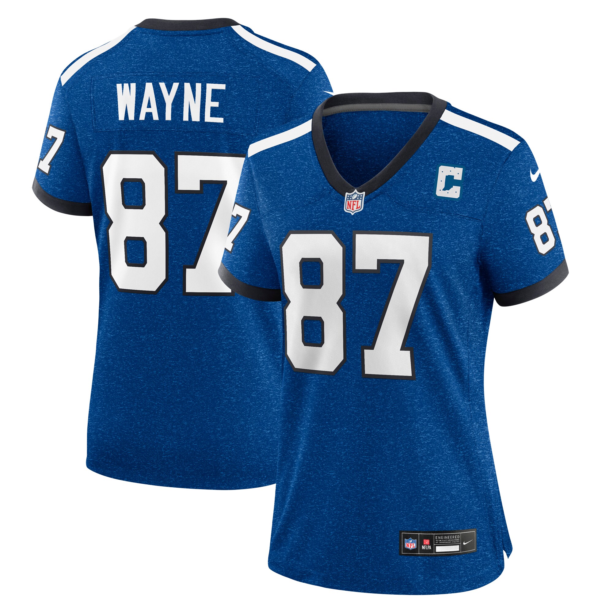 Indianapolis Colts Reggie Wayne Royal Indiana Nights Alternate Game NFL Jersey Women's