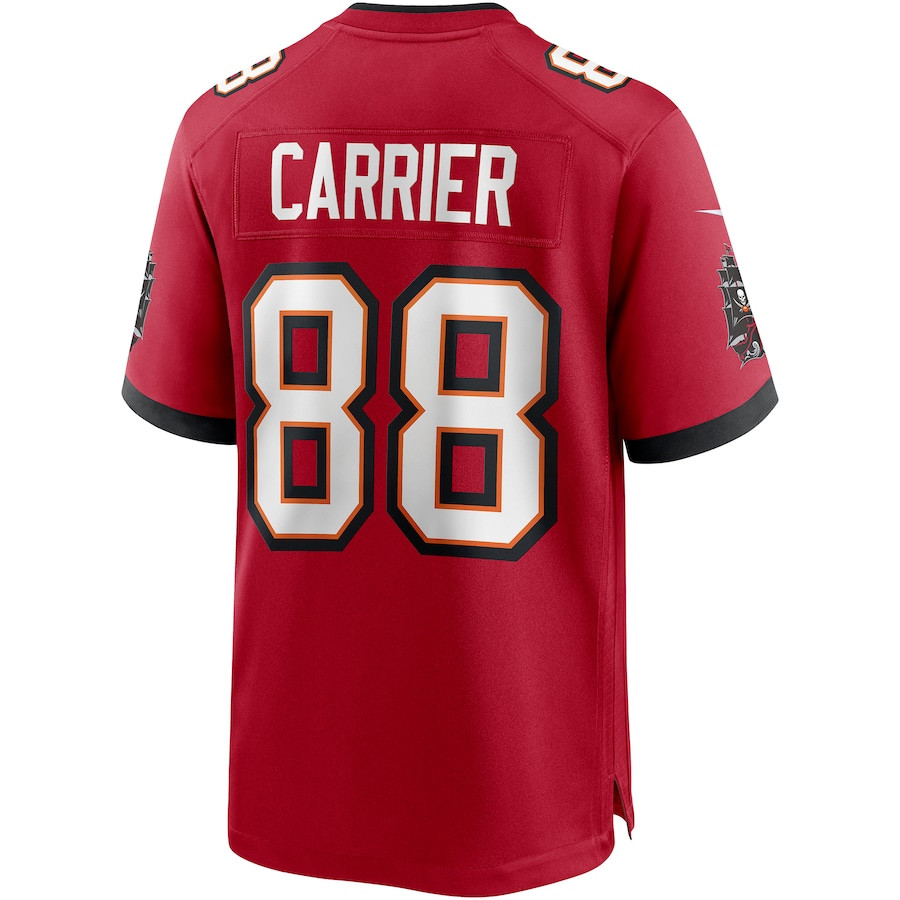 Mark Carrier 88 Tampa Bay Buccaneers Game Retired Red NFL Jersey Men's