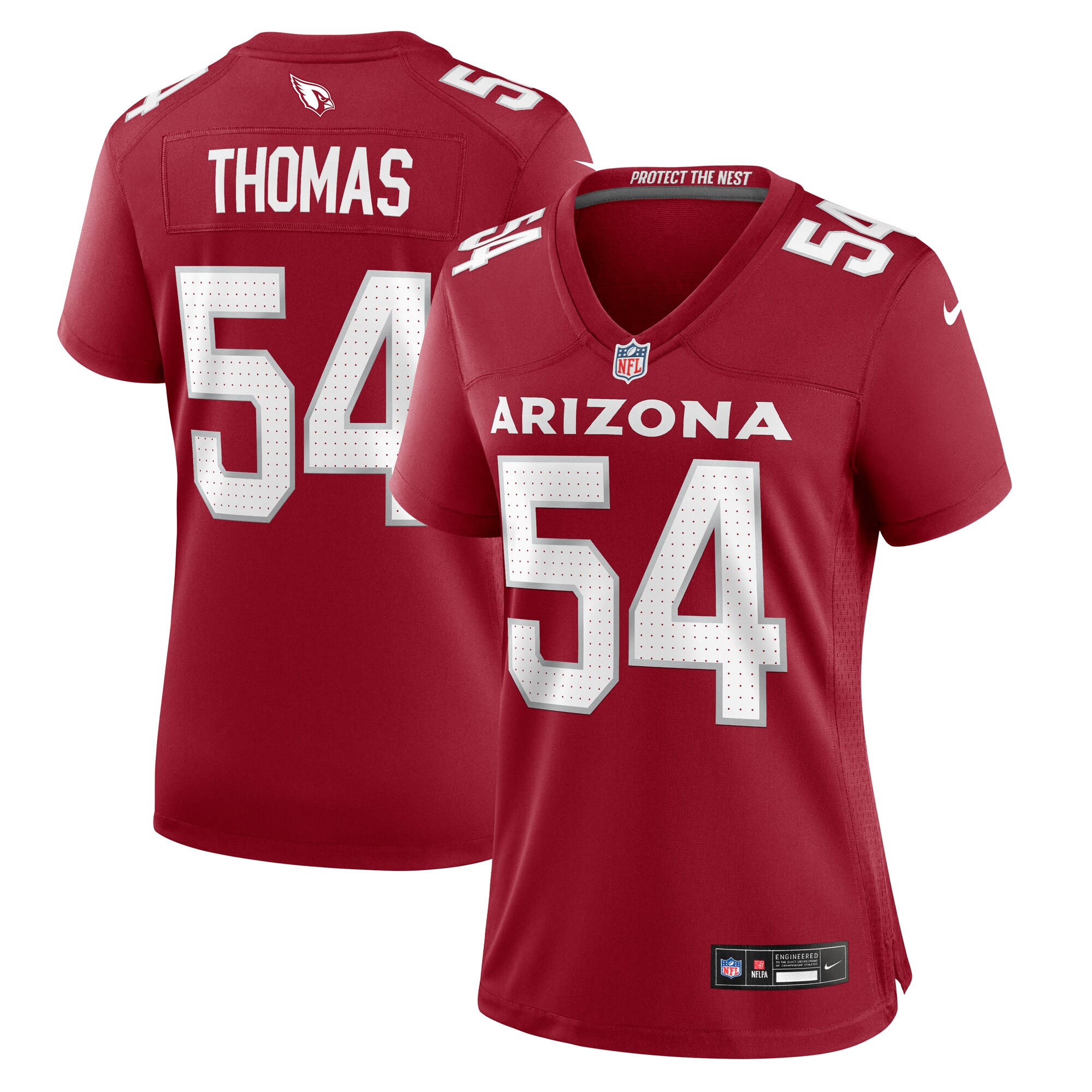 Arizona Cardinals Xavier Thomas Cardinal Game NFL Jersey Women's