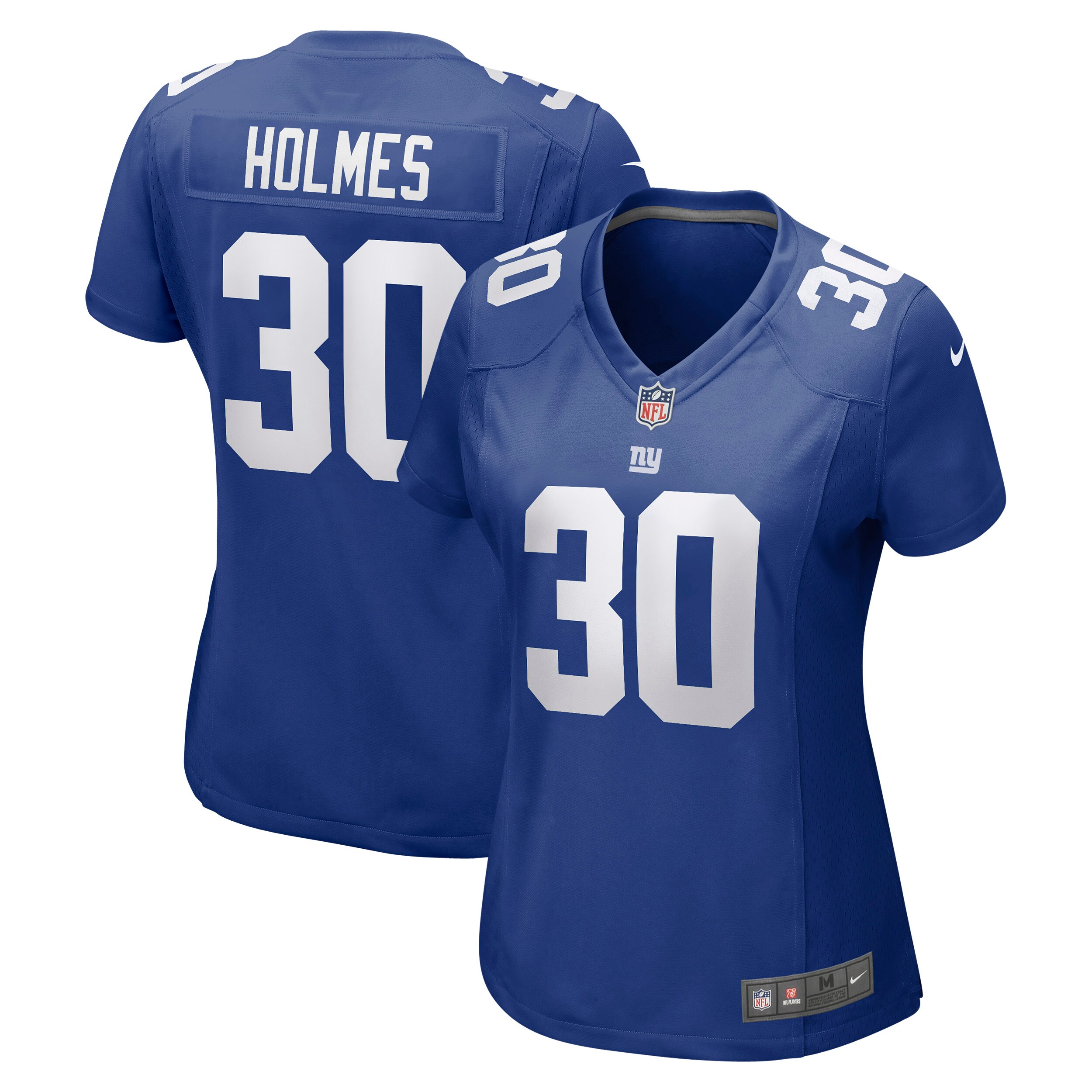 New York Giants Darnay Holmes Royal Game NFL Jersey Women's