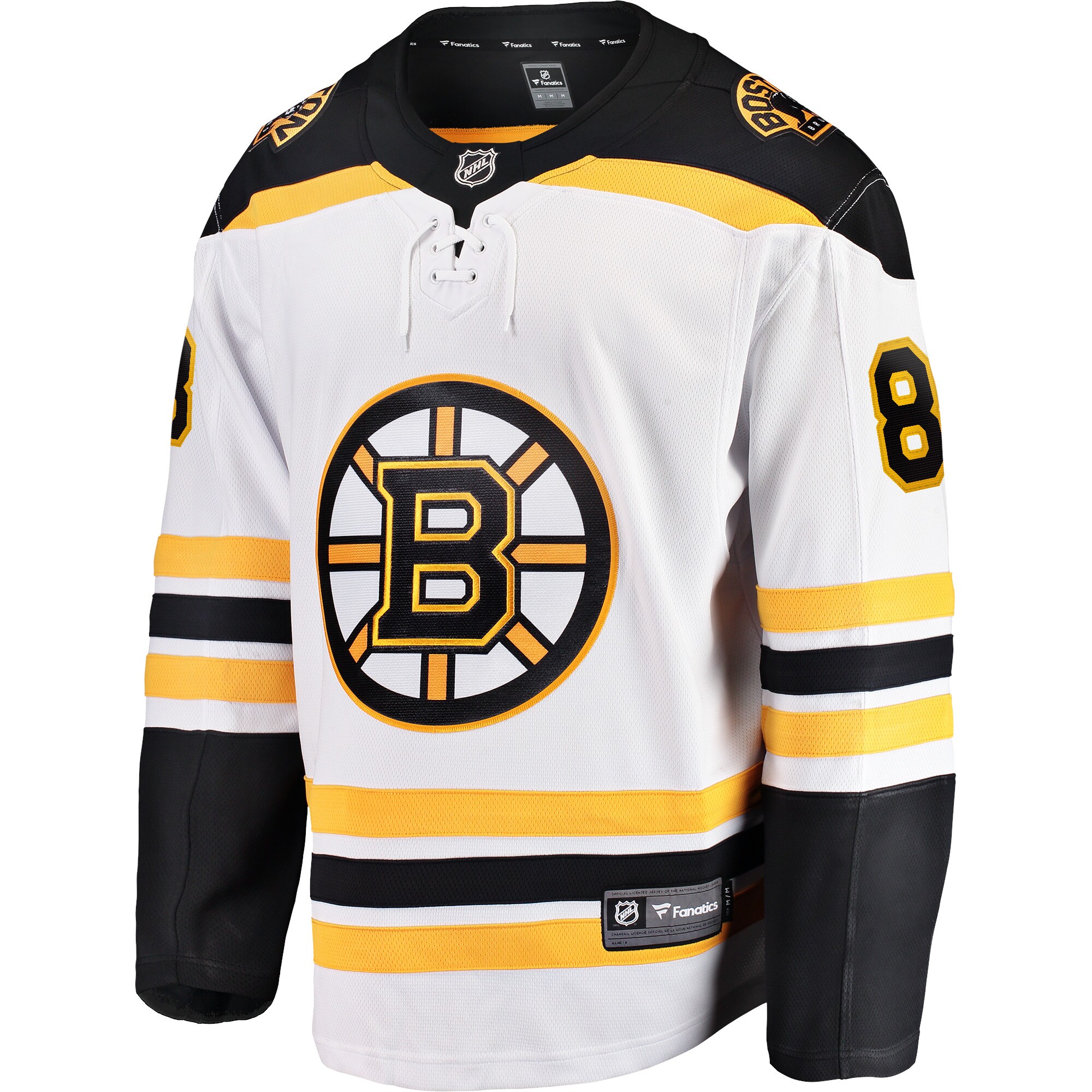 Boston Bruins David Pastrnak White Away Premier Breakaway Player NHL Jersey Men's