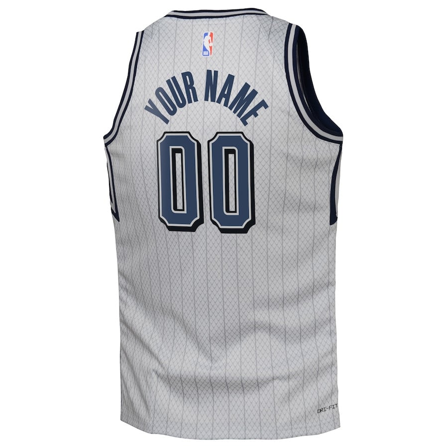 Orlando Magicc 2024/25 Swingman Custom City Edition Silver NBA Jersey Youth