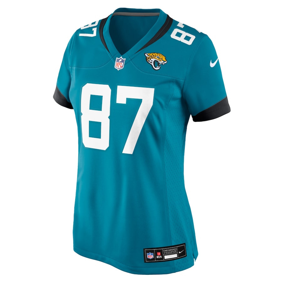 Josh Reynolds 87 Jacksonville Jaguars Team Game Teal NFL Jersey Women's
